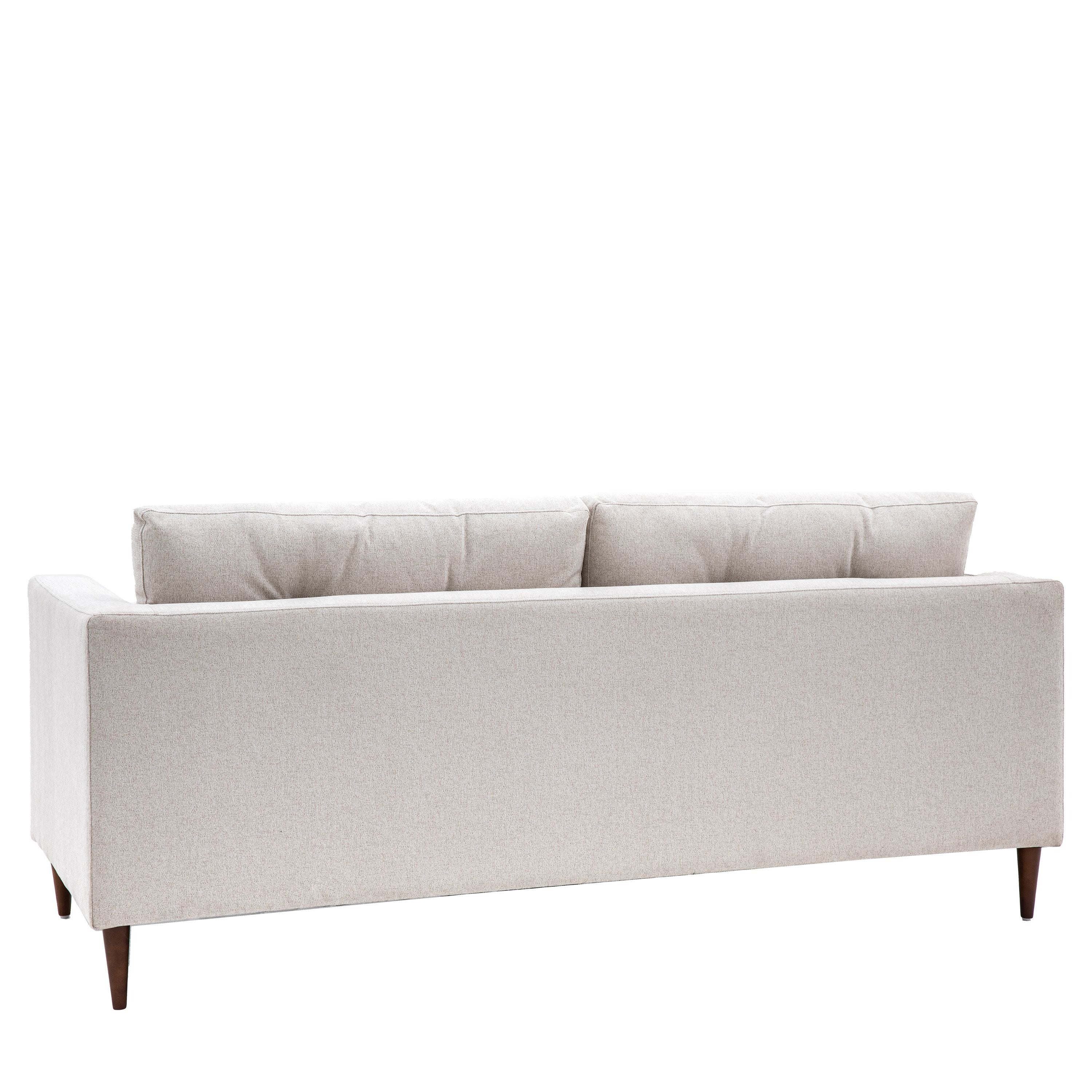 Harland 3 Seater Sofa – Light Grey - Image 3