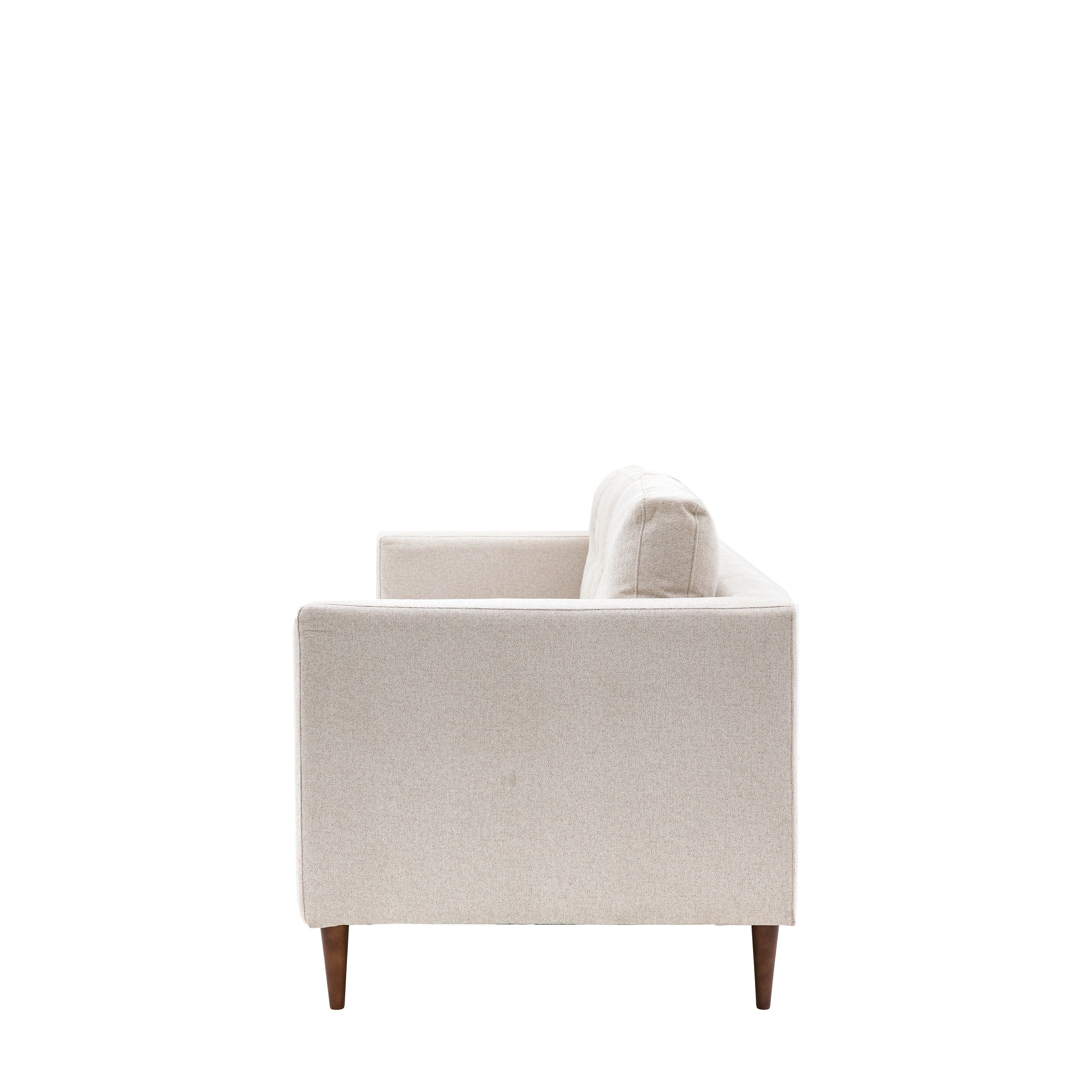 Harland 3 Seater Sofa – Light Grey - Image 4