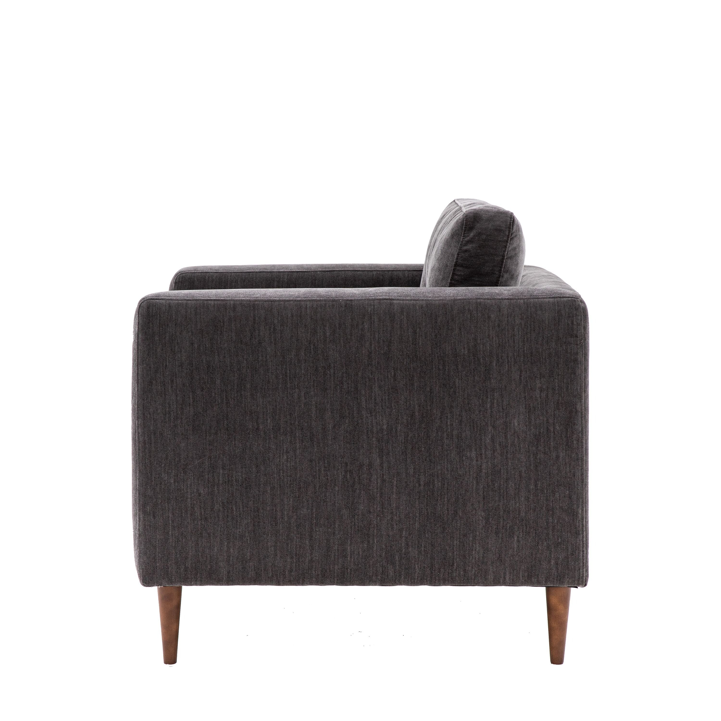 Harland Armchair – Charcoal - Image 4
