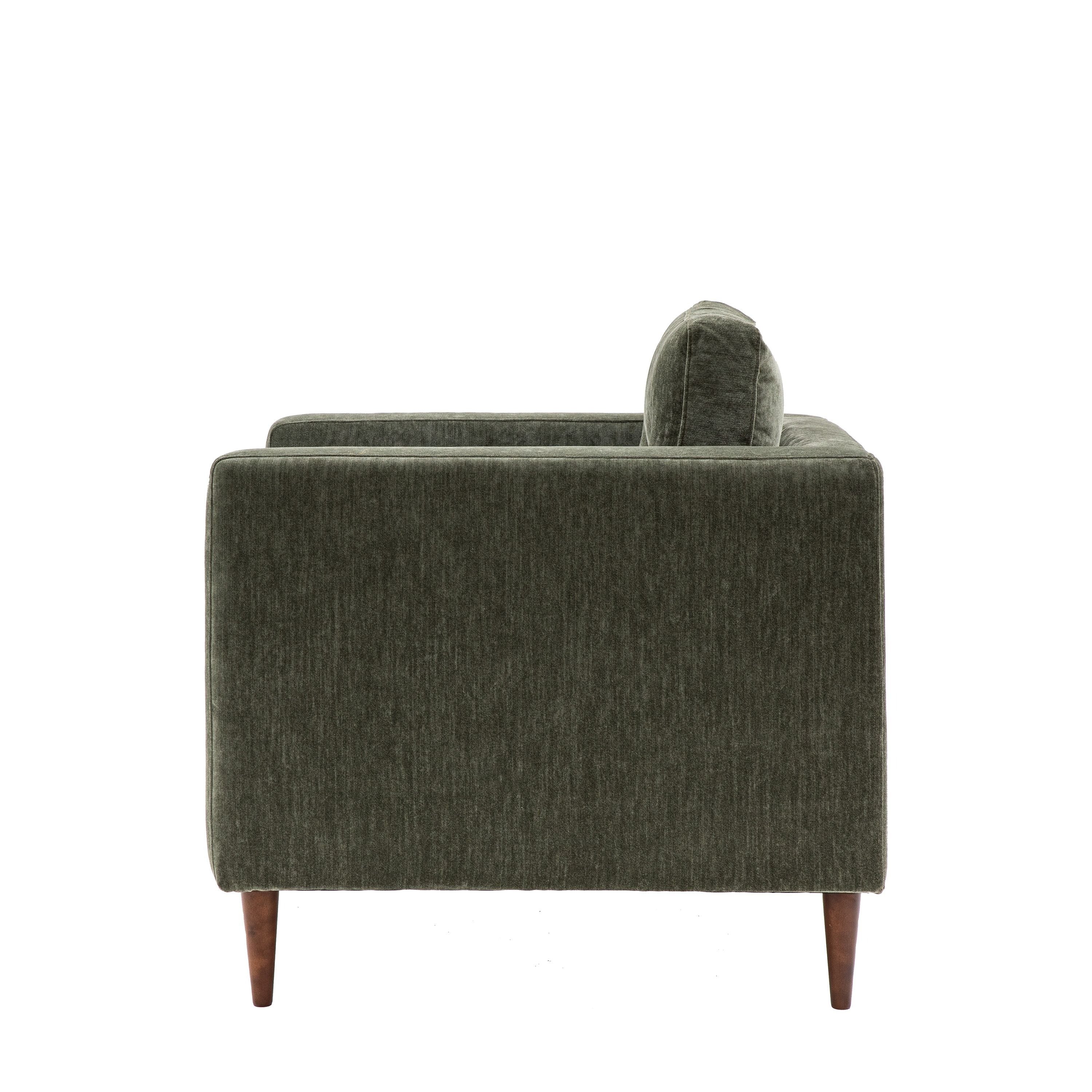 Harland Armchair – Forest Green - Image 7