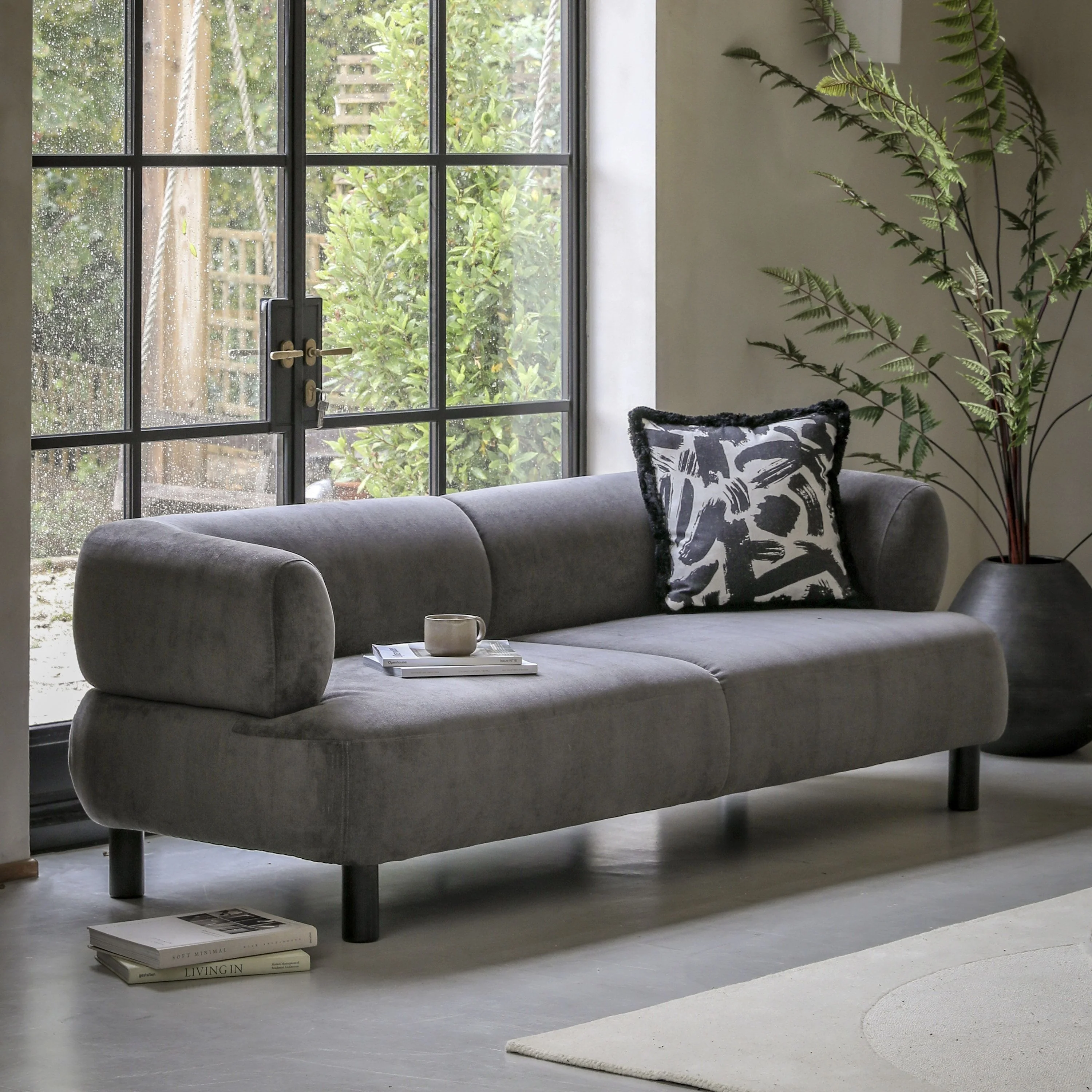 Hazen Sofa – Stone - Image 3