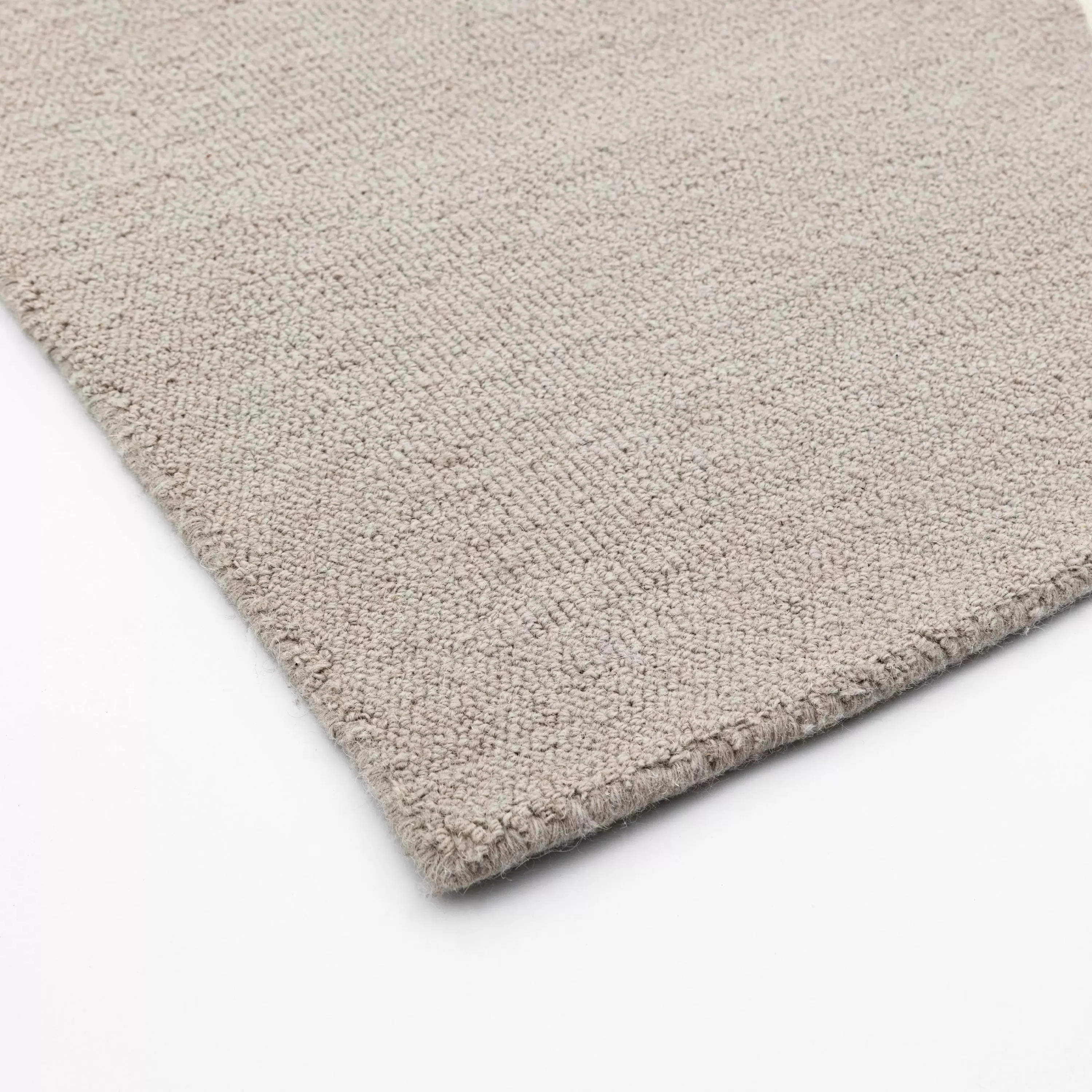 Hearthstone Lambswool Rug – Grey and Neutral - Image 3