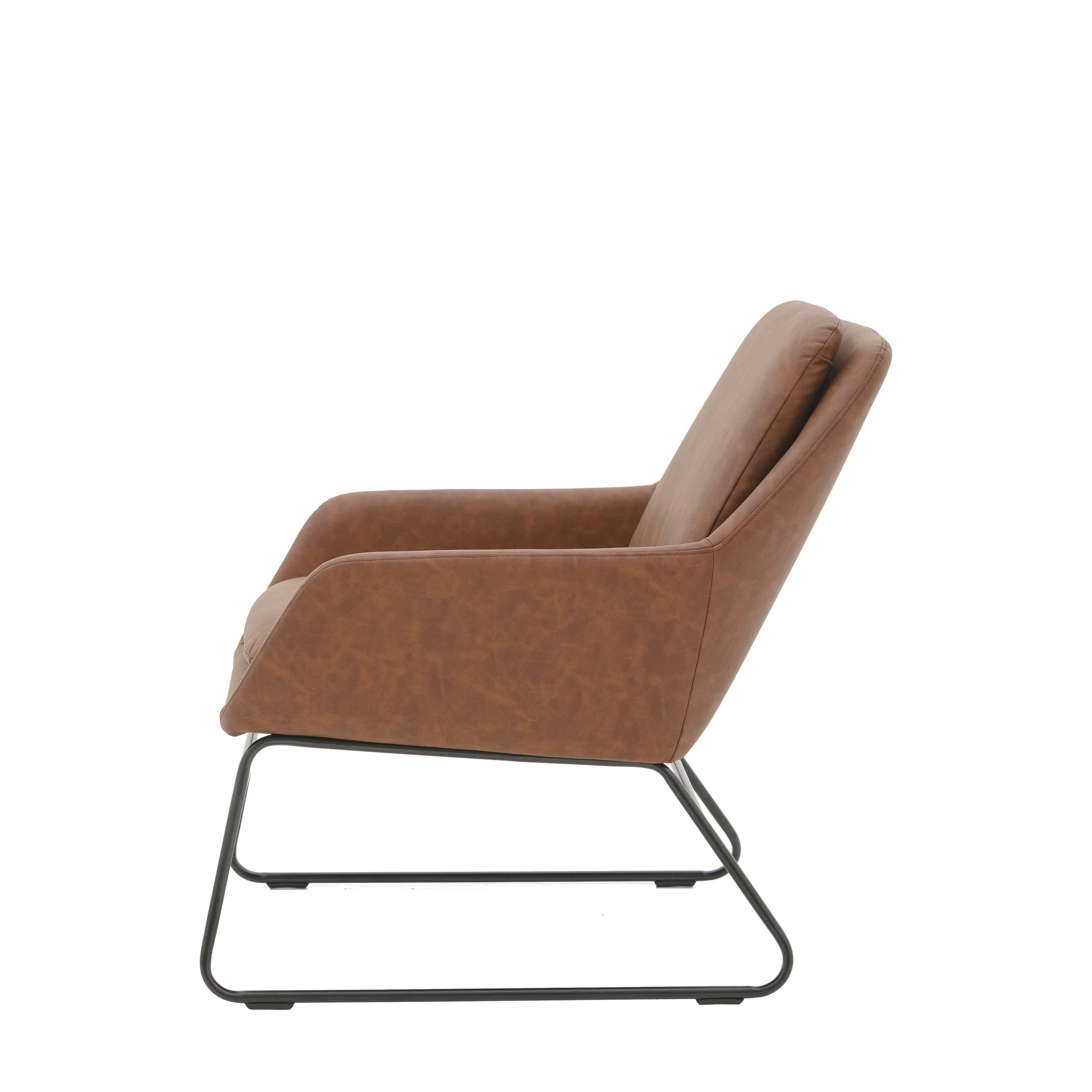 Hicks Lounge Chair – Brown - Image 3