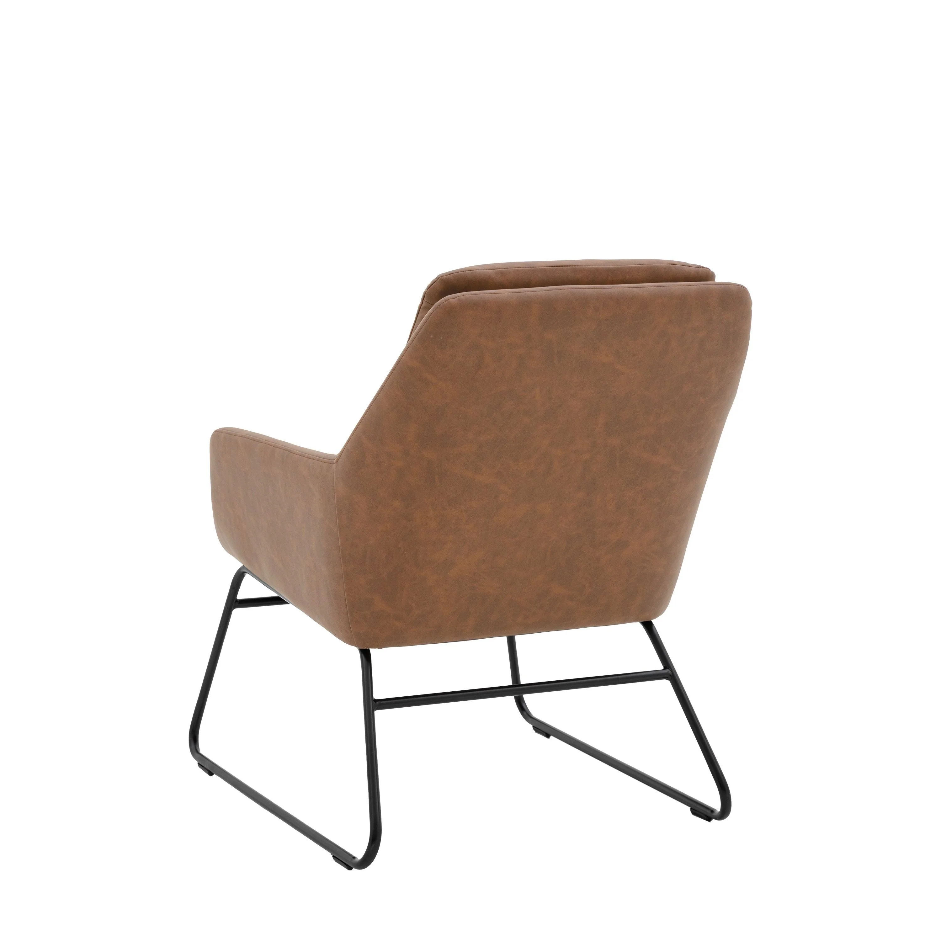 Hicks Lounge Chair – Brown - Image 4