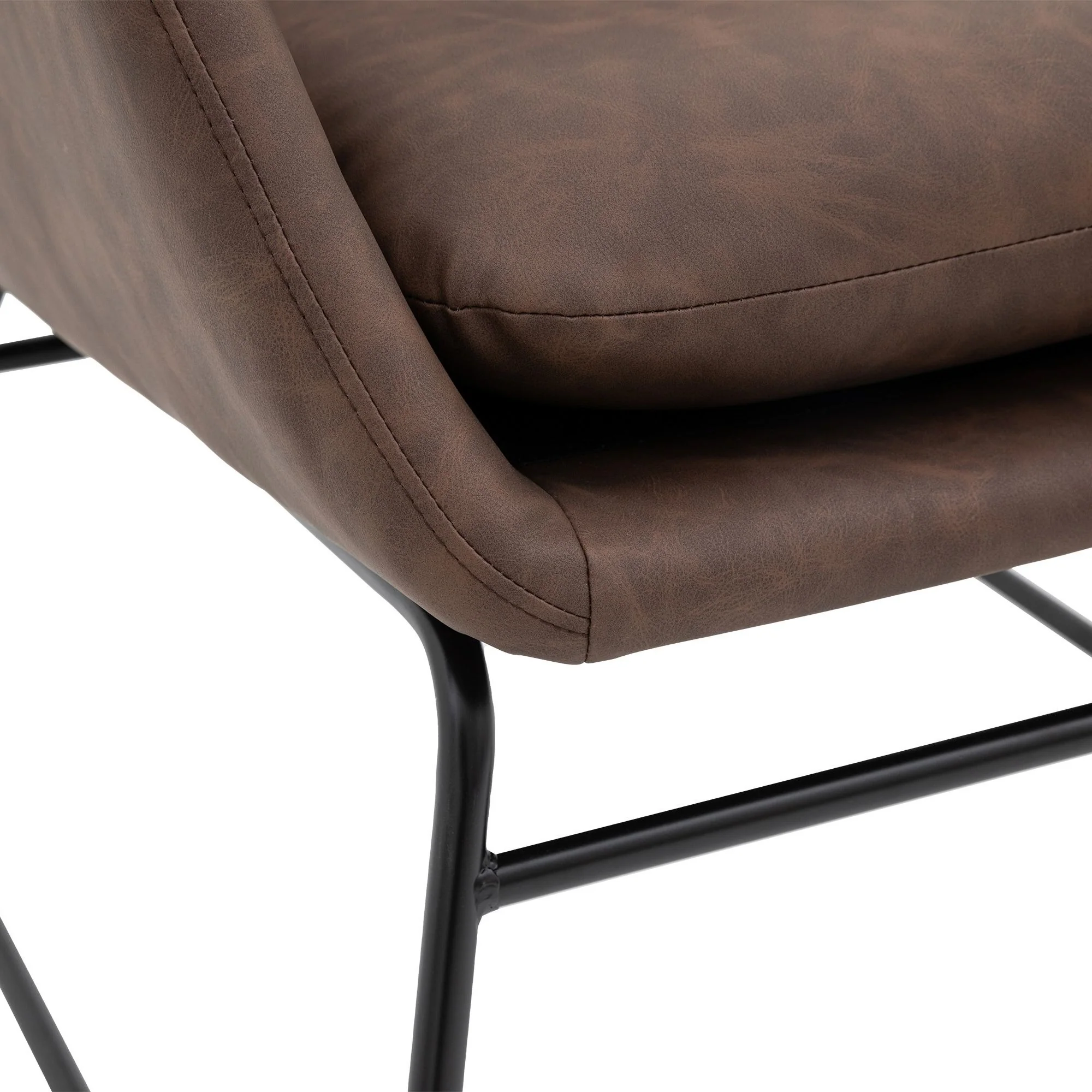 Hicks Lounge Chair – Brown - Image 5