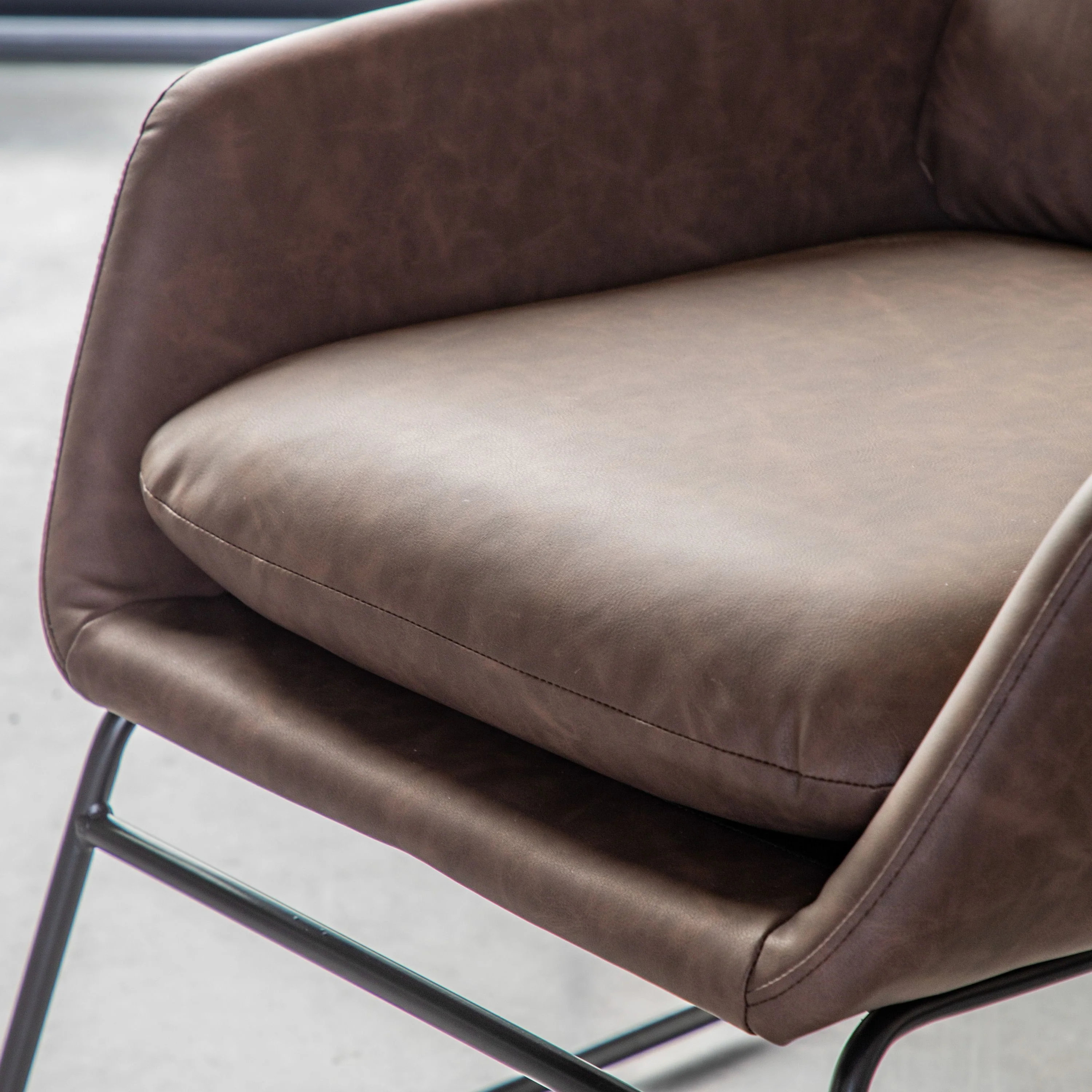 Hicks Lounge Chair – Brown - Image 7
