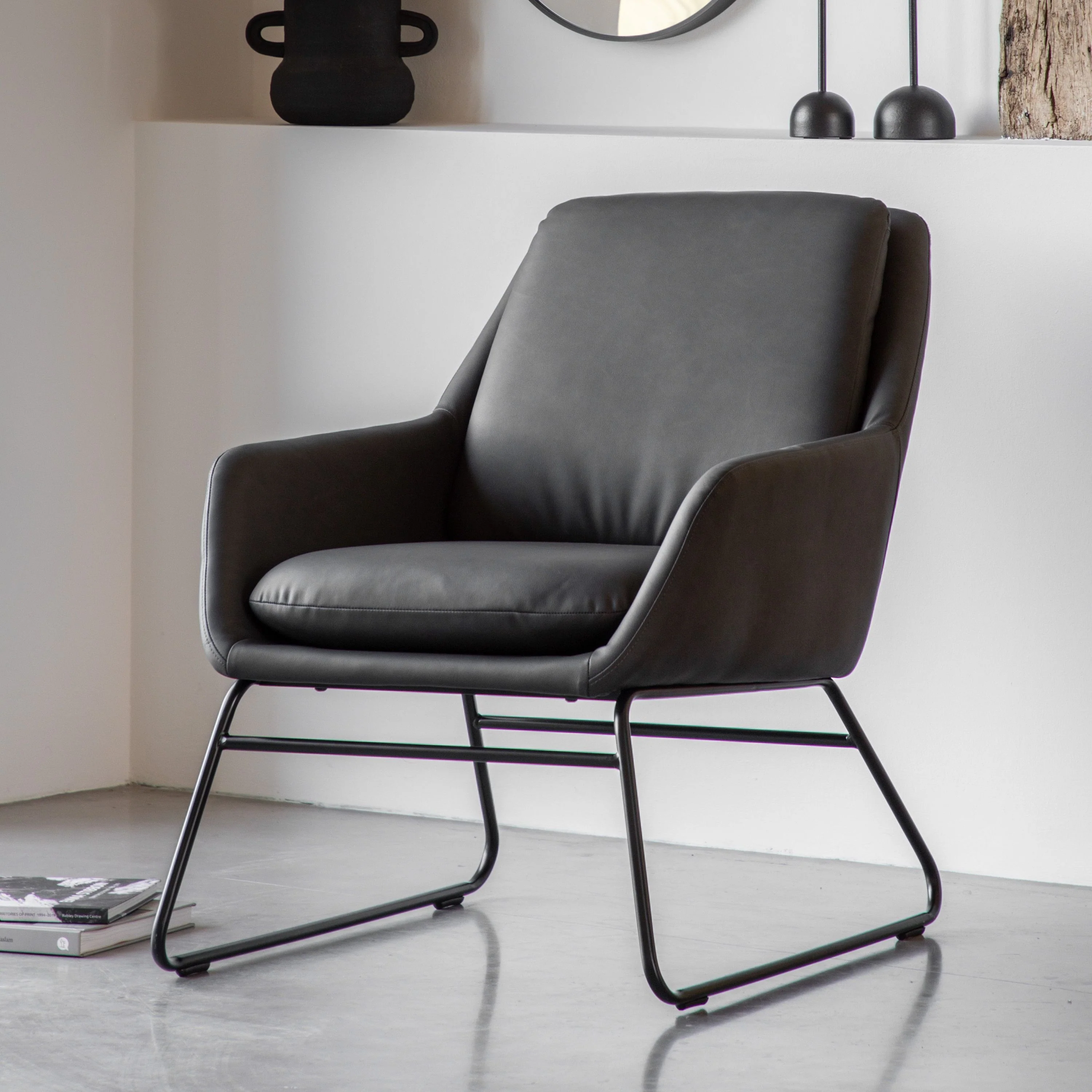 Hicks Lounge Chair – Charcoal - Image 8