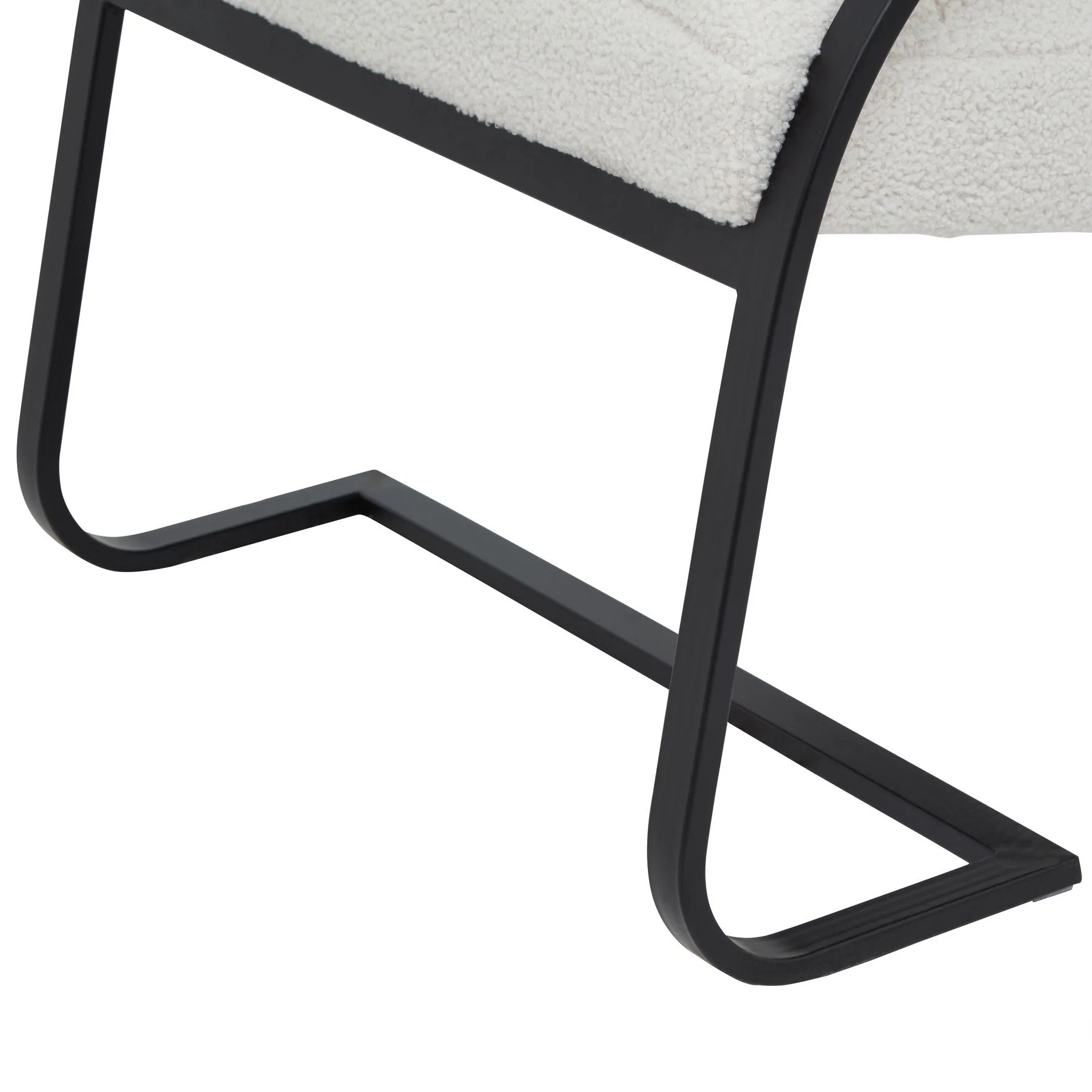 Hill Interiors Boucle Ribbed Ark Chair - Image 5