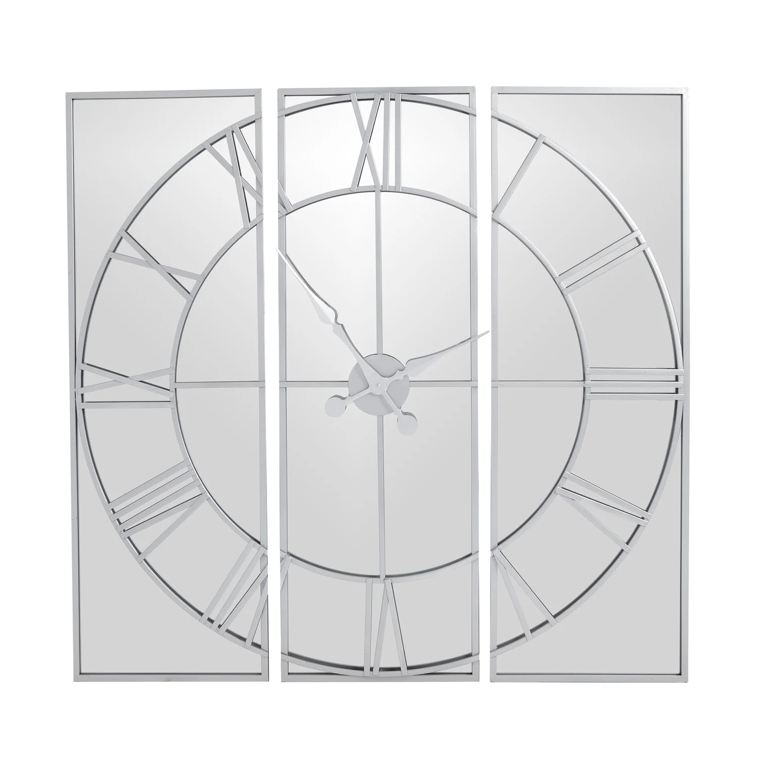 Hill Interiors Celina Mirrored Wall Clock