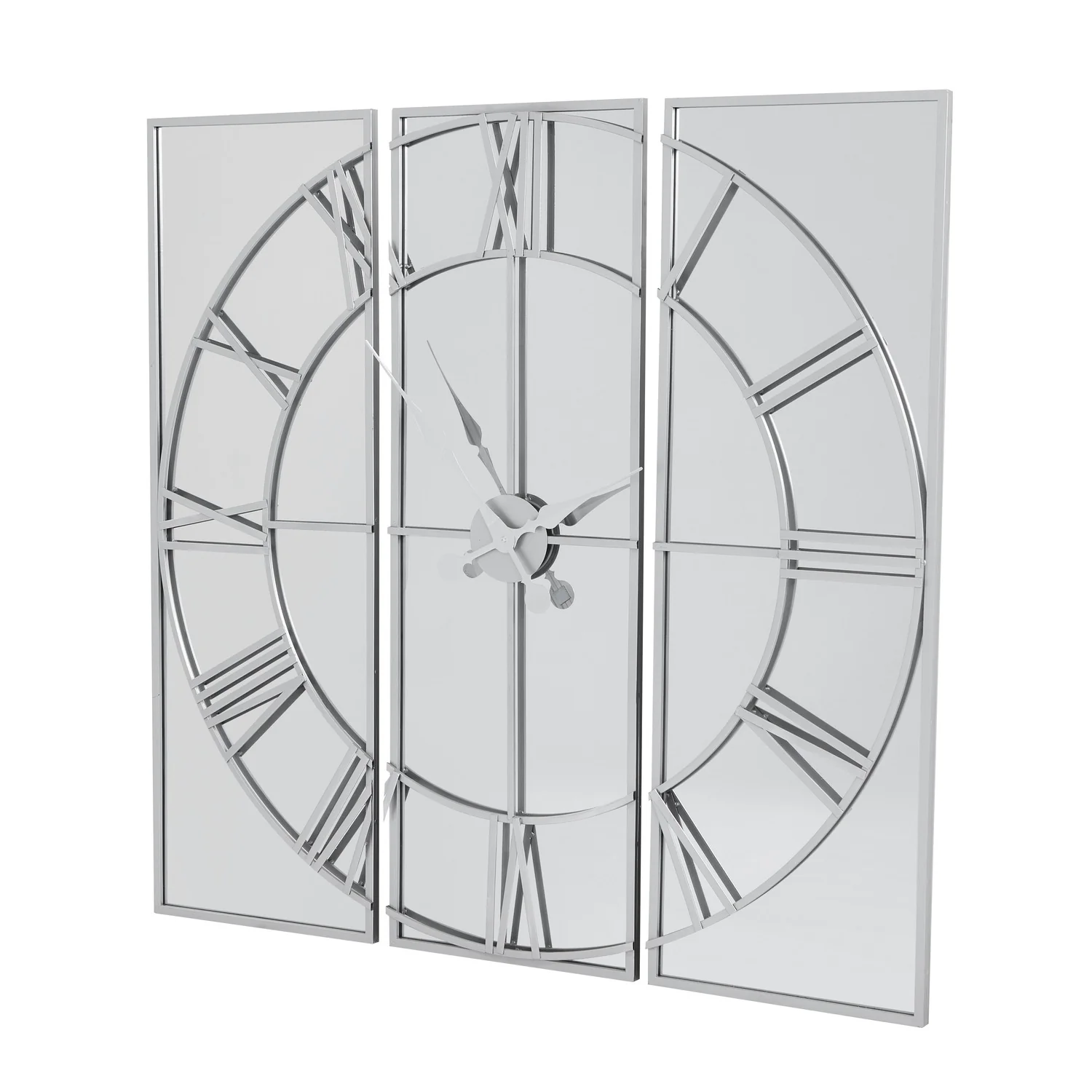 Hill Interiors Celina Mirrored Wall Clock - Image 2