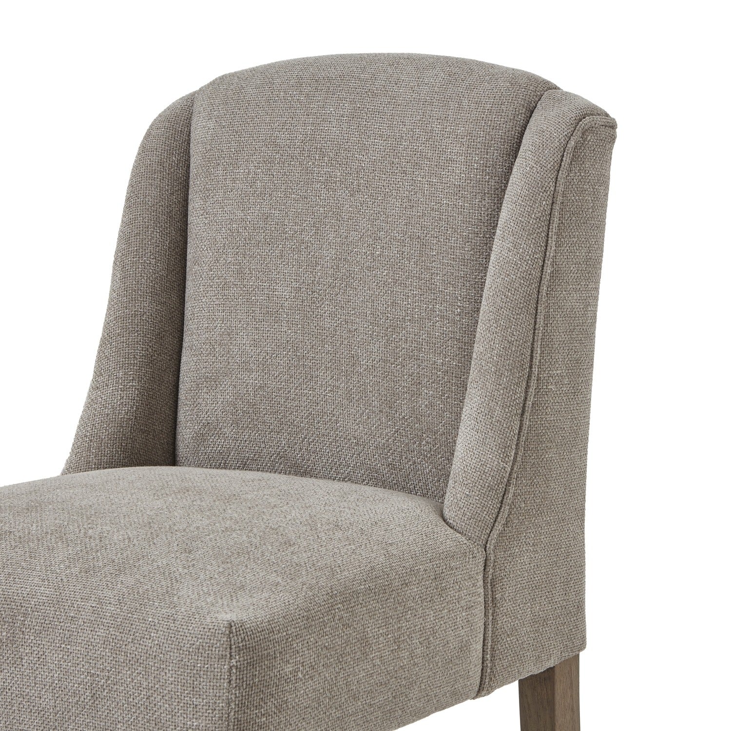 Hill Interiors Compton Dining Chair – Woven Taupe - Image 2