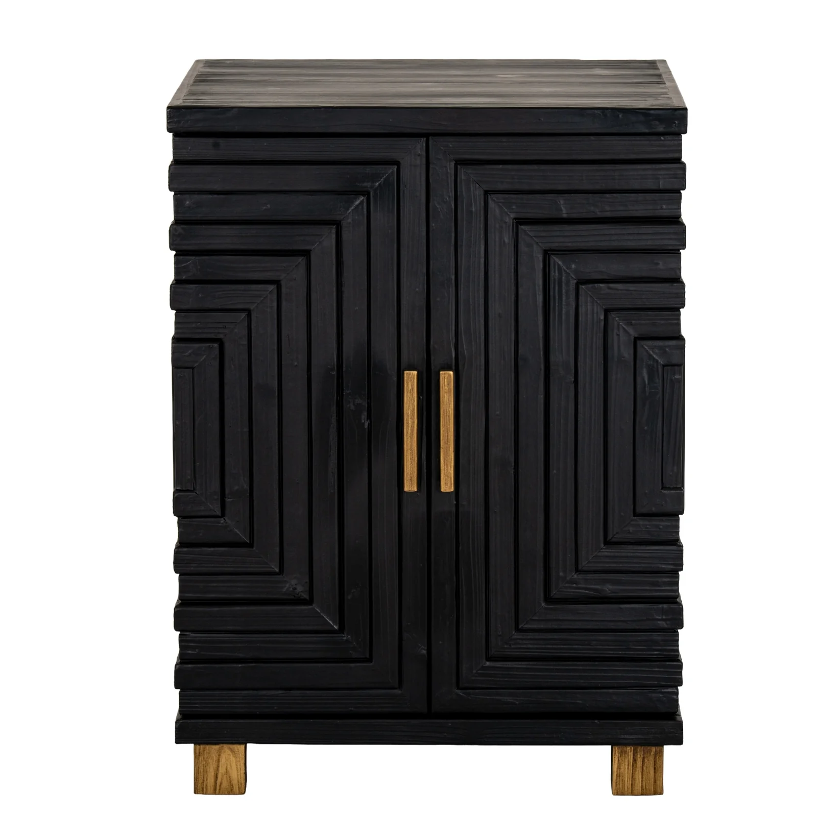 Hill Interiors Lennox 2 Door Sideboard - Black - Small