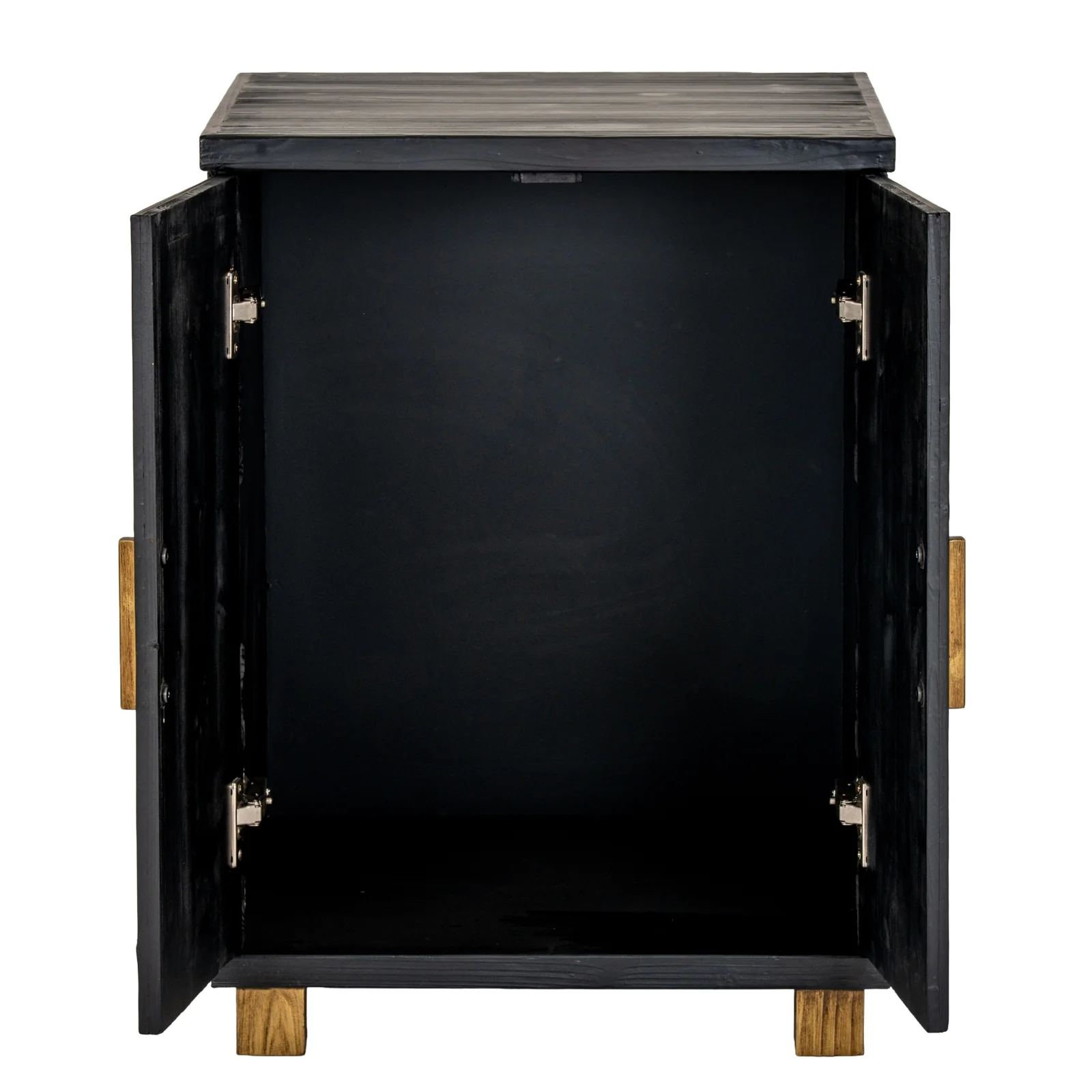 Hill Interiors Lennox 2 Door Sideboard - Black - Small - Image 3