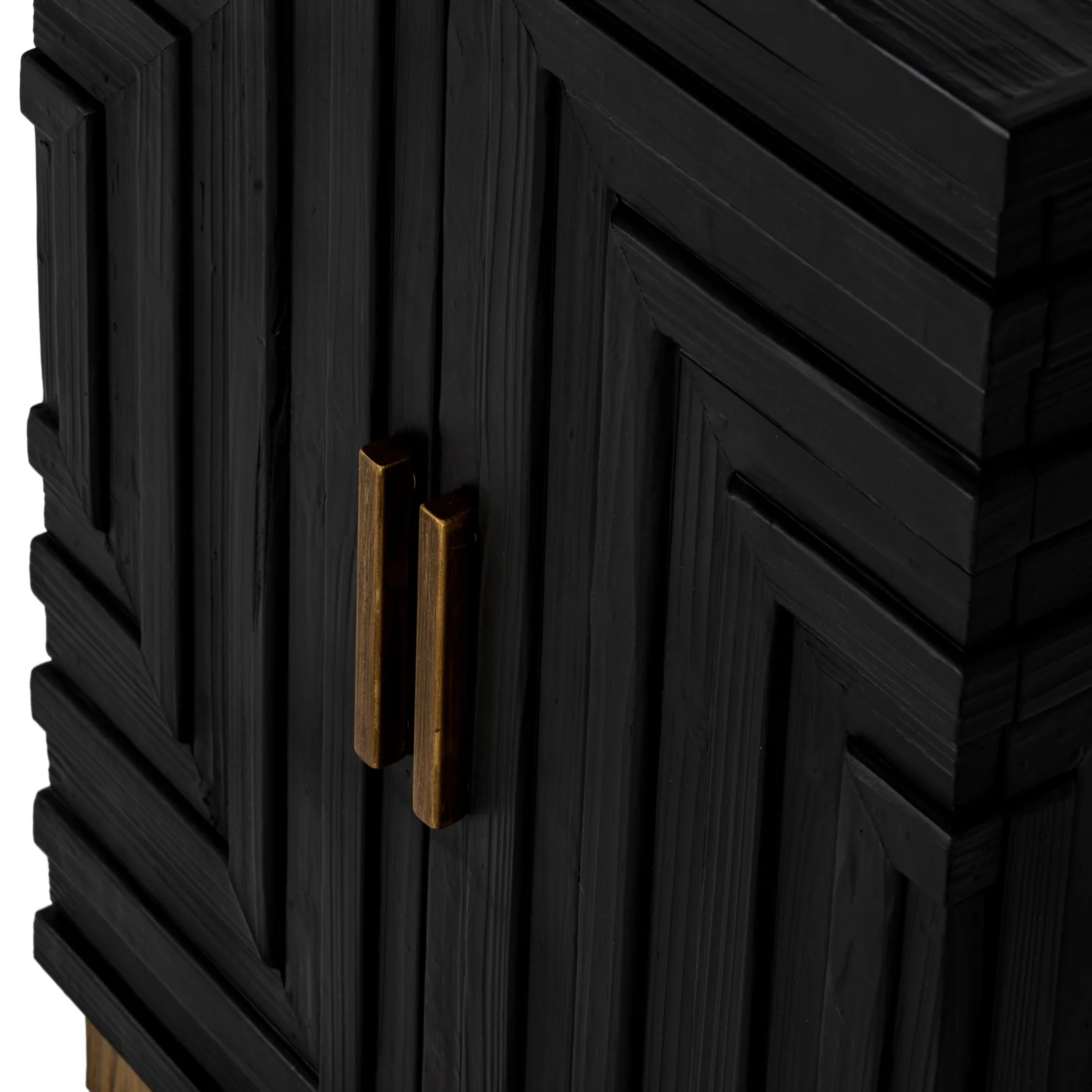 Hill Interiors Lennox 2 Door Sideboard - Black - Small - Image 4