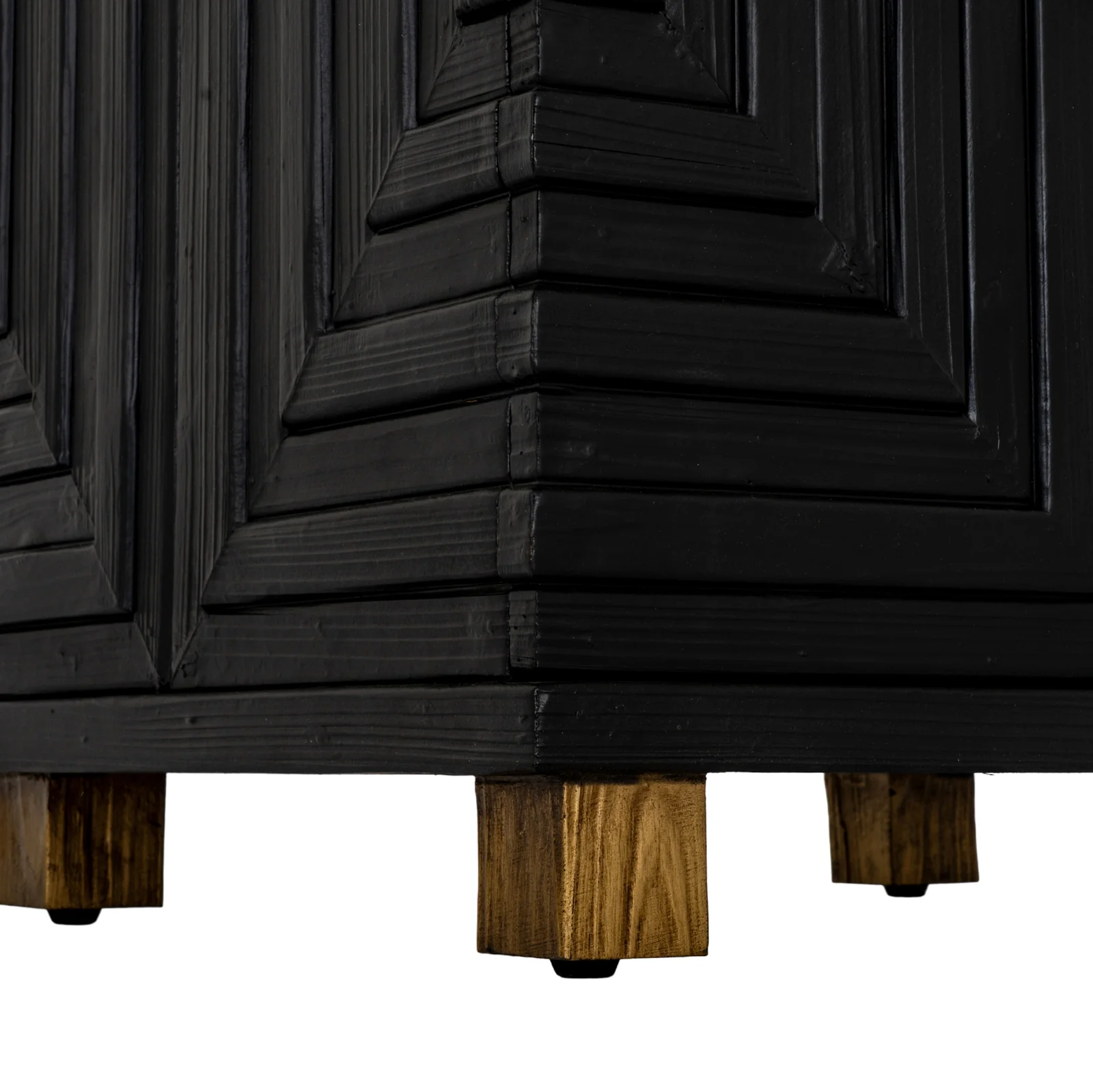 Hill Interiors Lennox 2 Door Sideboard - Black - Small - Image 5