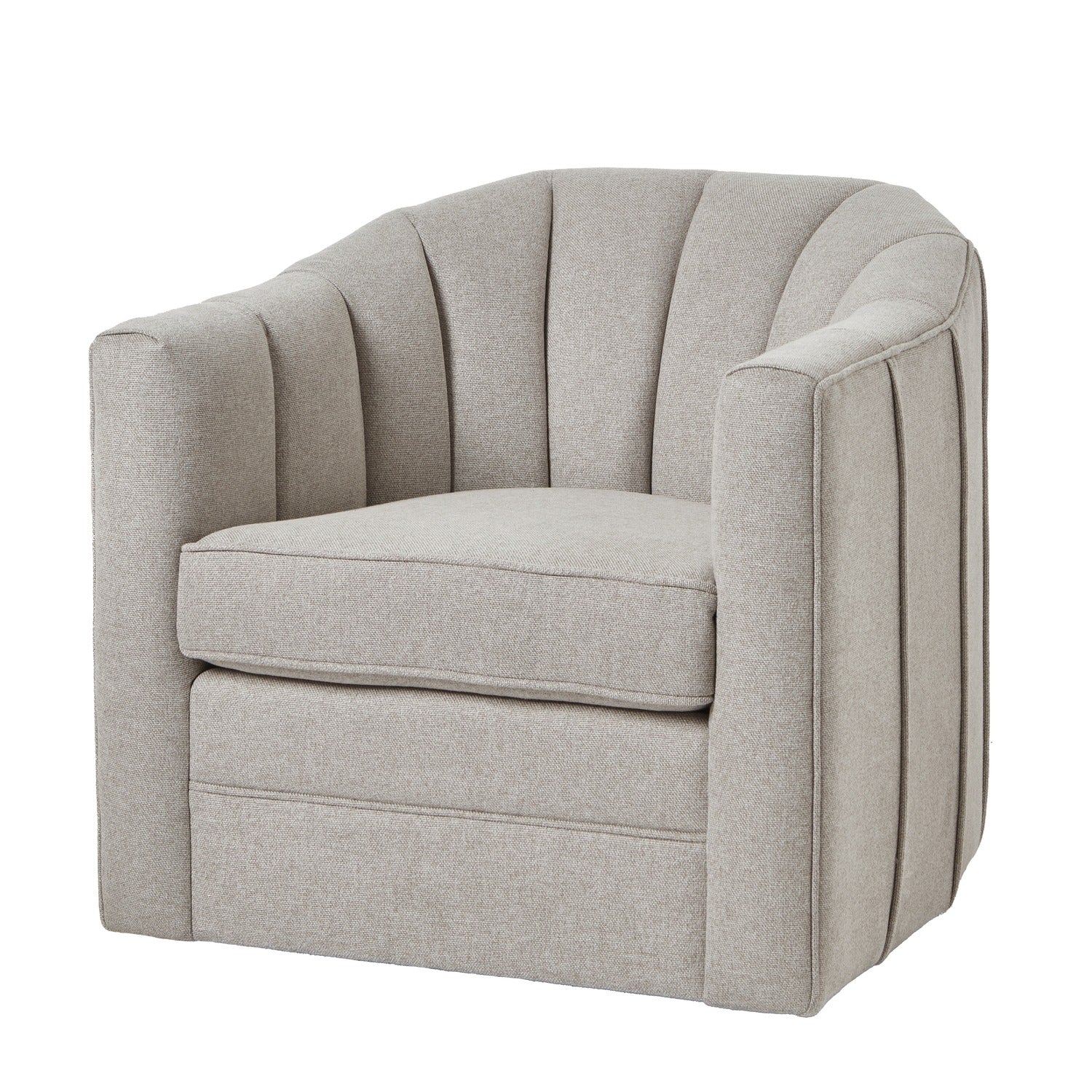 Hill Interiors Lily Swivel Chair – Oatmeal Twill