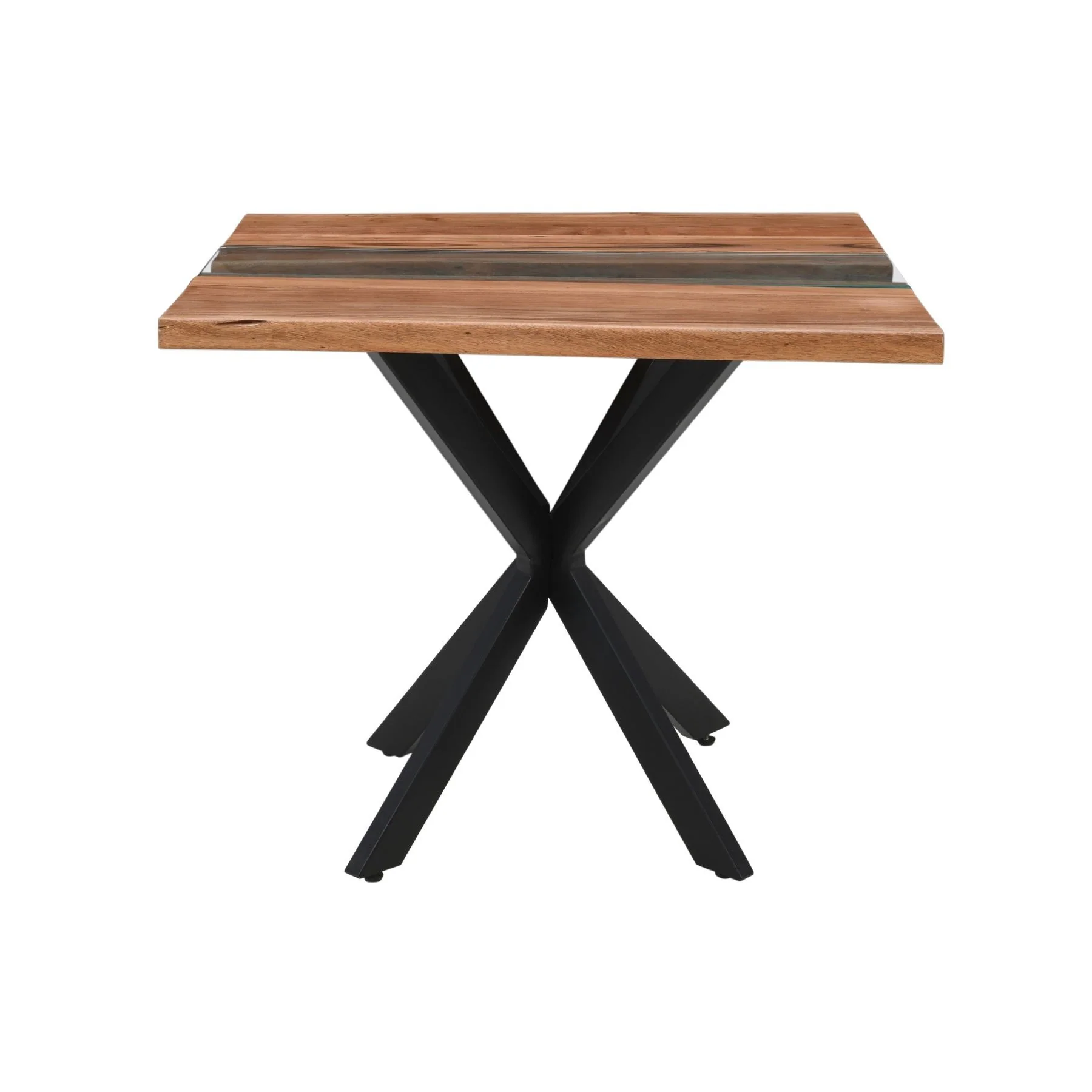 Hill Interiors Live Edge Collection Square River Dining Table - Image 2