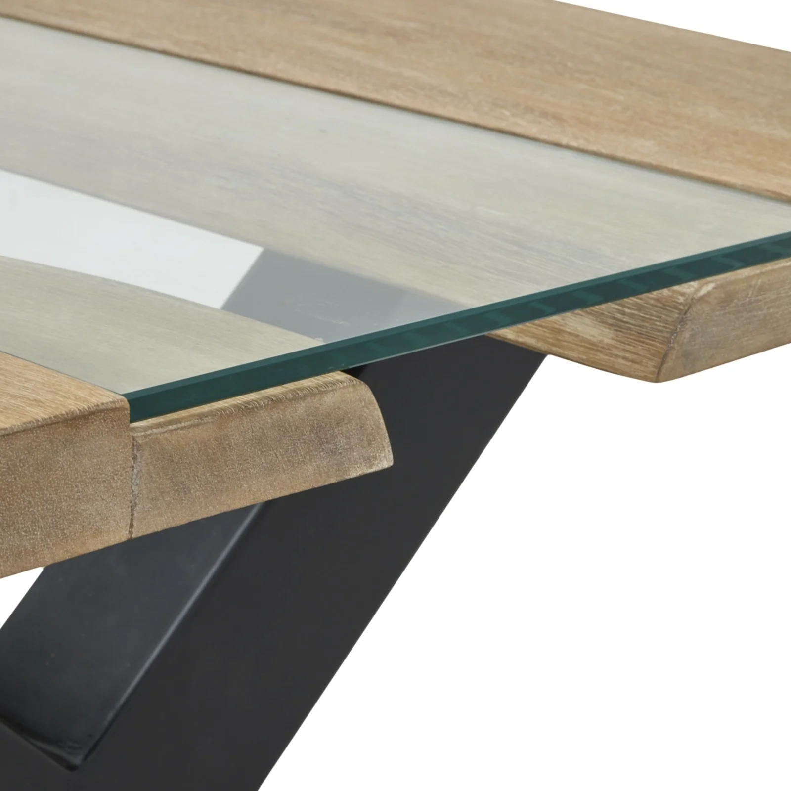 Hill Interiors Live Edge River Coffee Table – Light Acacia - Image 3