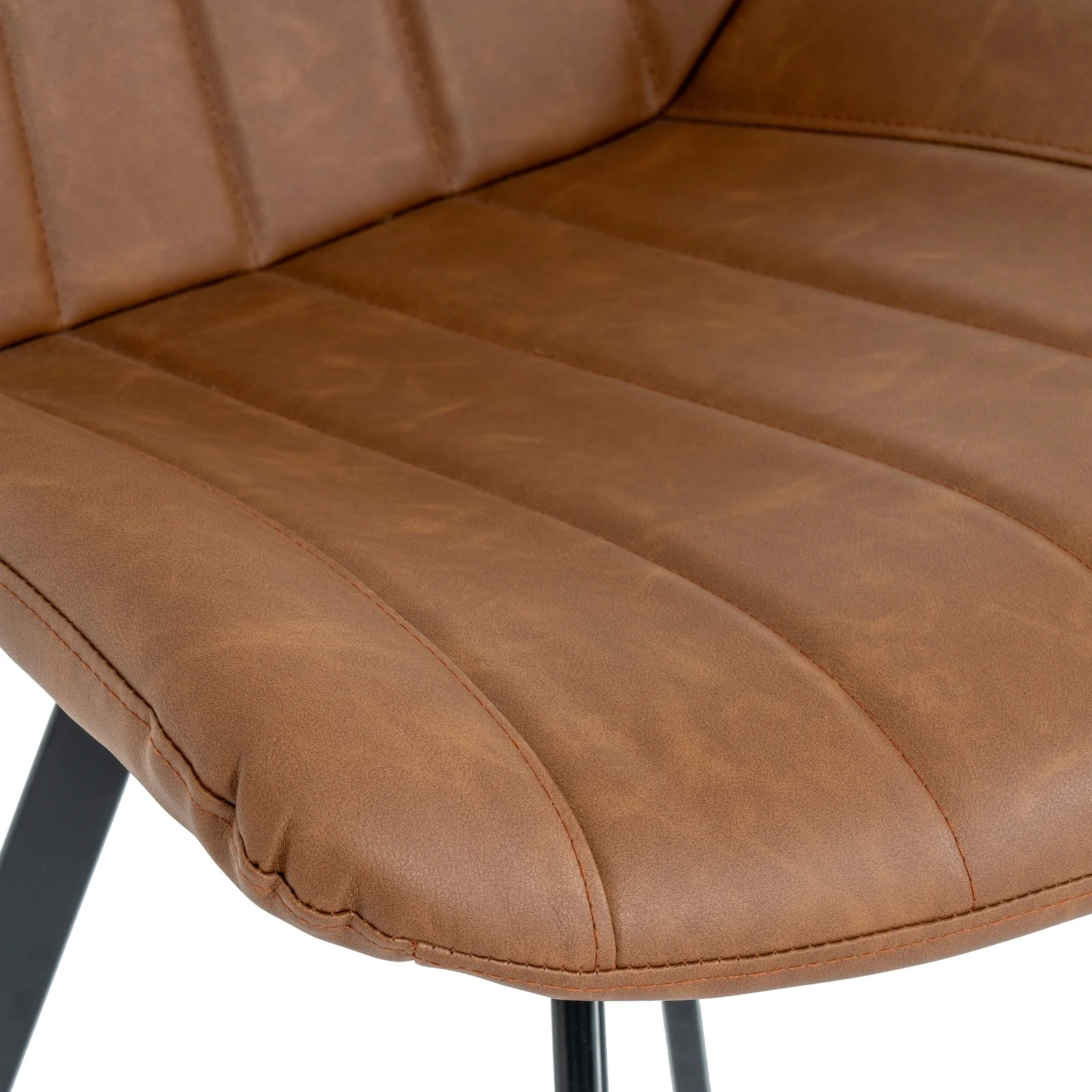 Hill Interiors Malmo Swivel Dining Chair – Tan - Image 4
