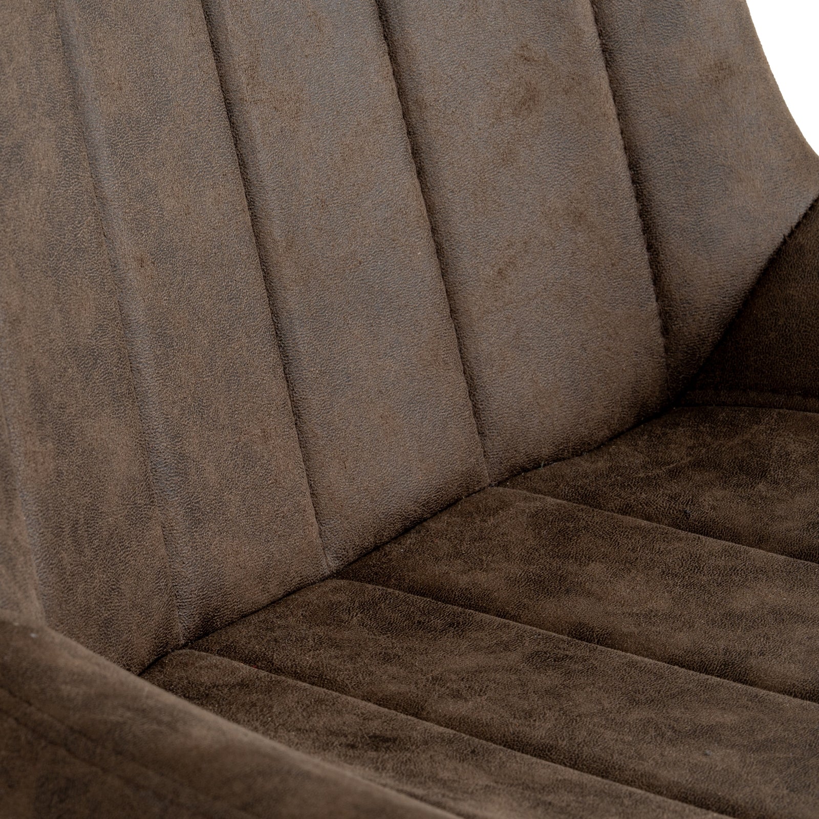 Hill Interiors Malmo Swivel Dining Chair - Coffee - Image 3