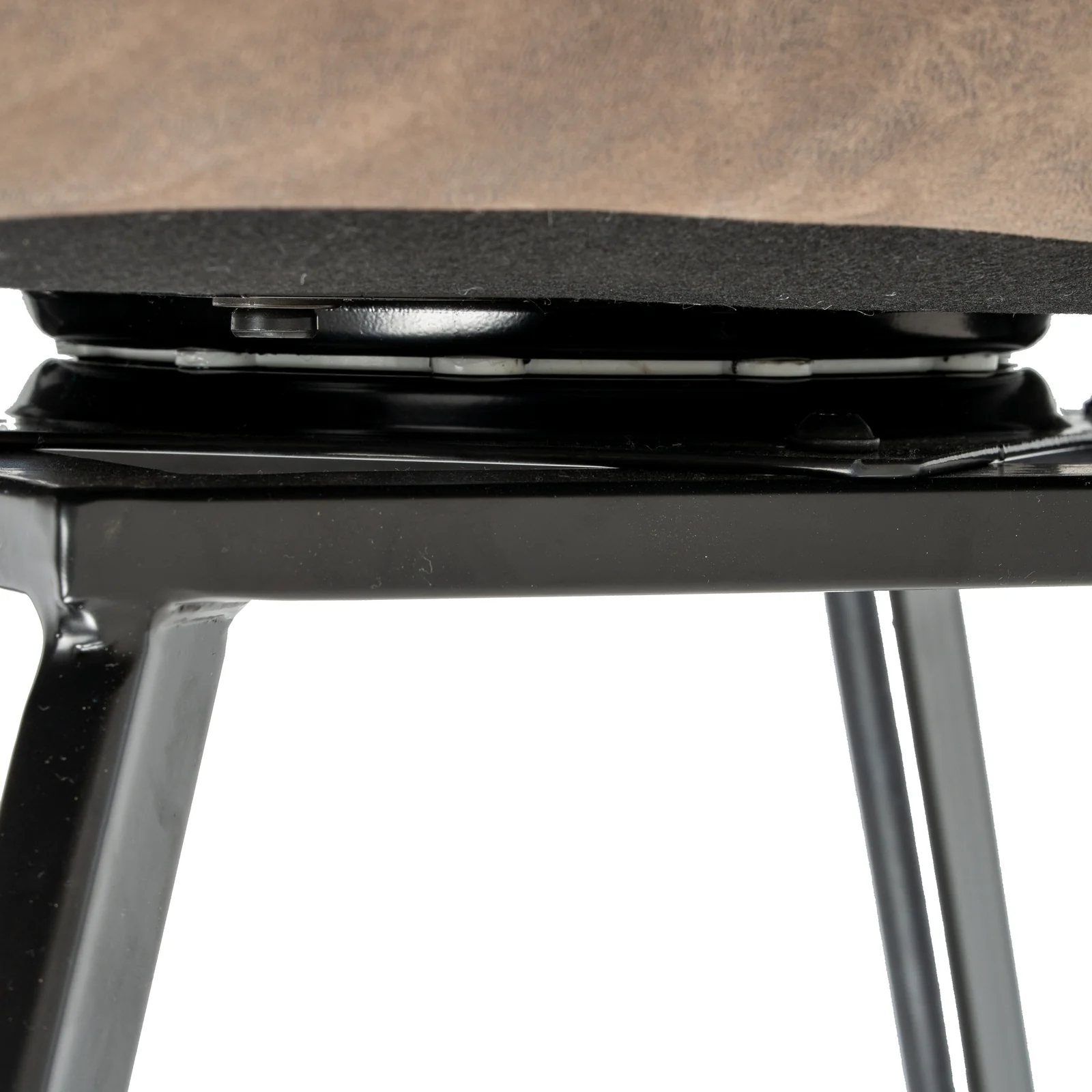 Hill Interiors Malmo Swivel Dining Chair - Coffee - Image 7