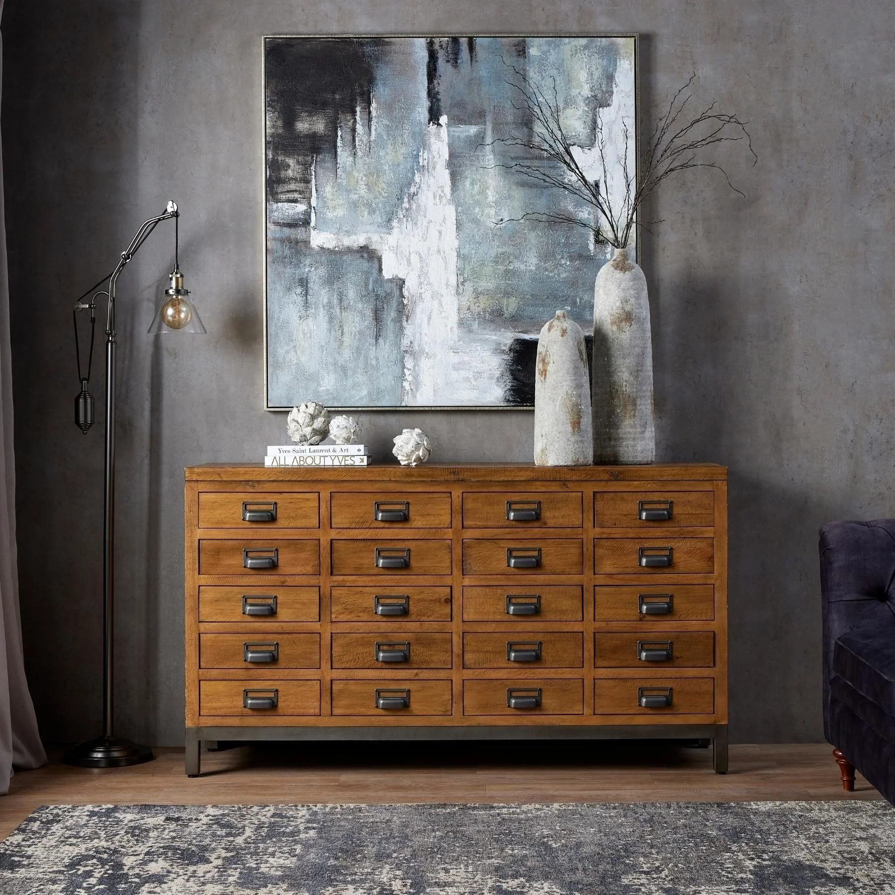 Hill Interiors The Draftsman Collection Merchant Chest – 20 Drawers - Image 3