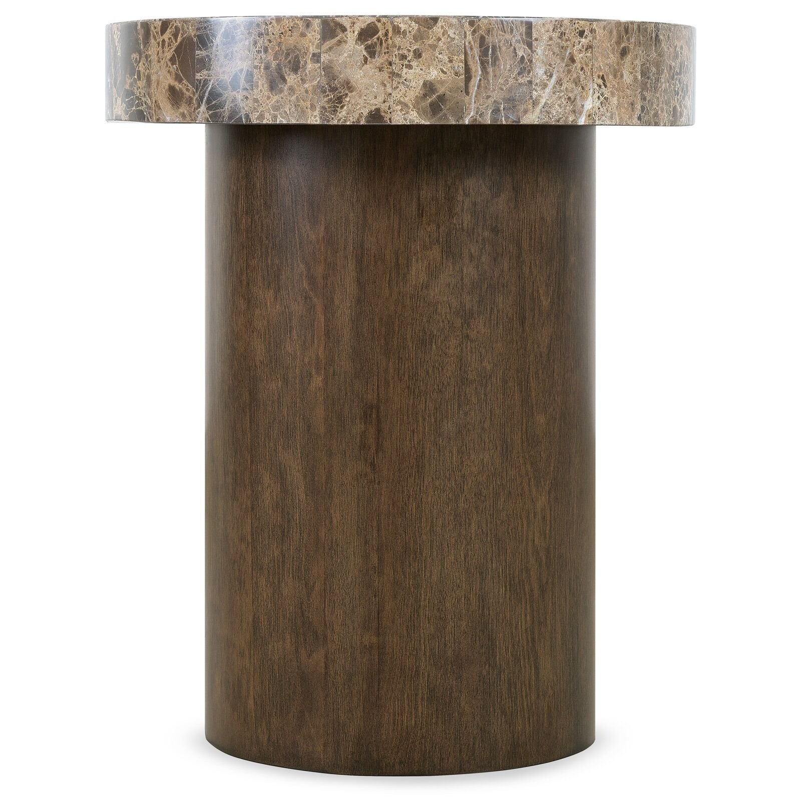 Hooker Furnishings Fusion Round Dark Stone Side Table