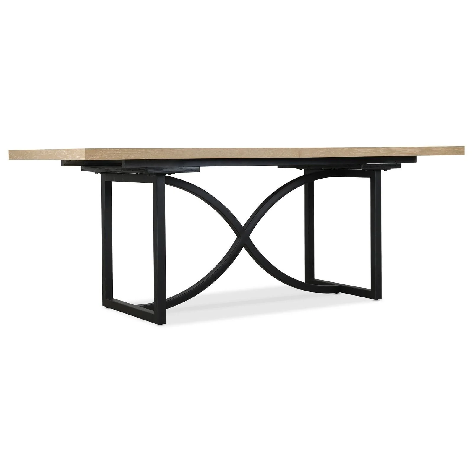 Hooker Furnishings Tranquillity Rectangular Extending Dining Table with Metal Base - Image 6