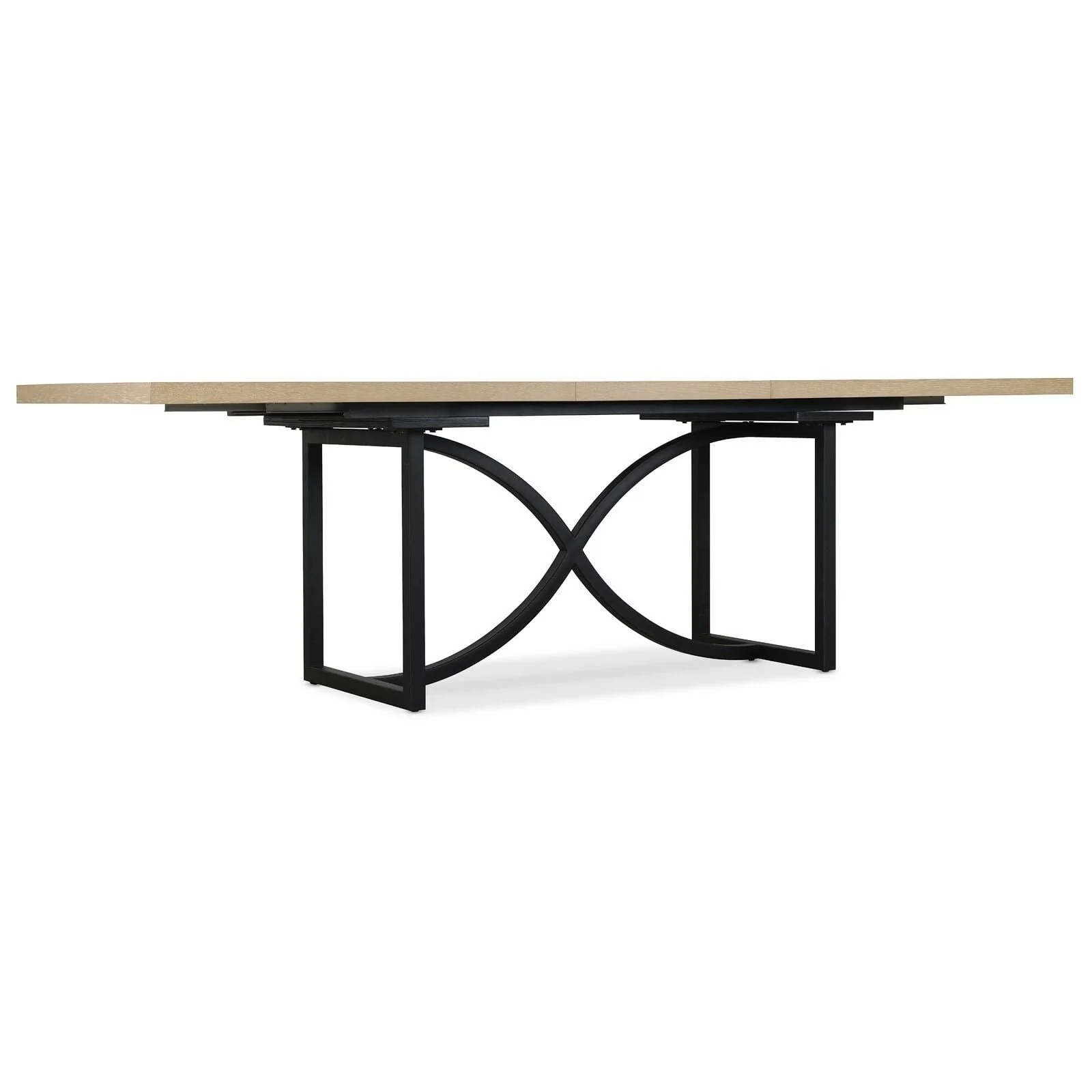 Hooker Furnishings Tranquillity Rectangular Extending Dining Table with Metal Base - Image 7