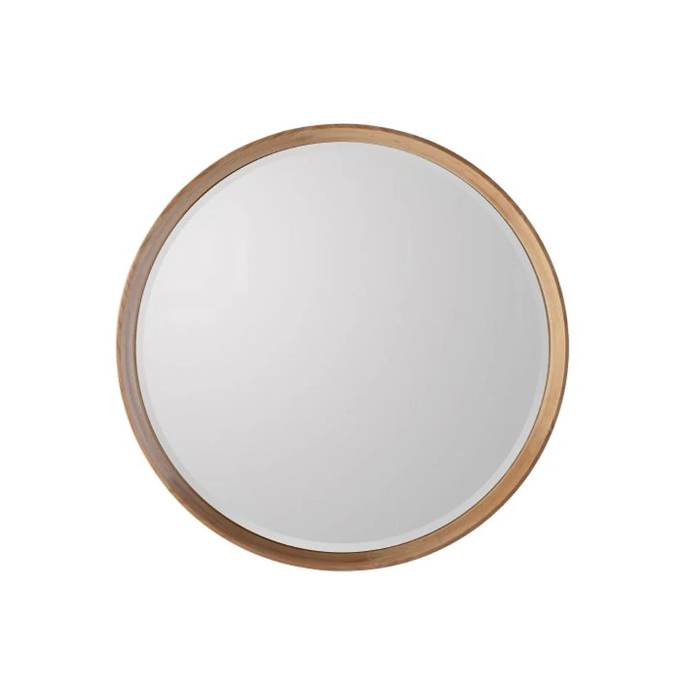 Horizon Round Mirror – Oak – Small