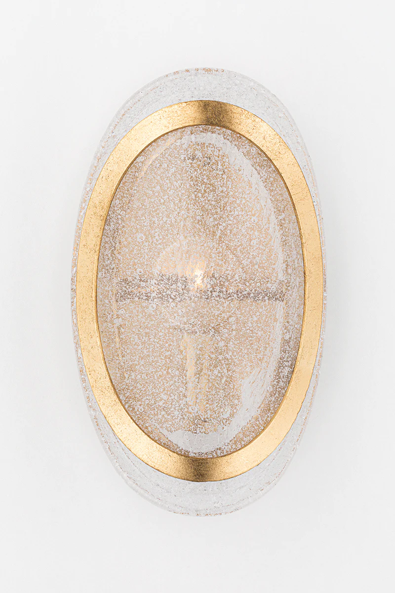 Hudson Valley Lighting Danes Wall Sconce – Vintage Gold Leaf - Image 4