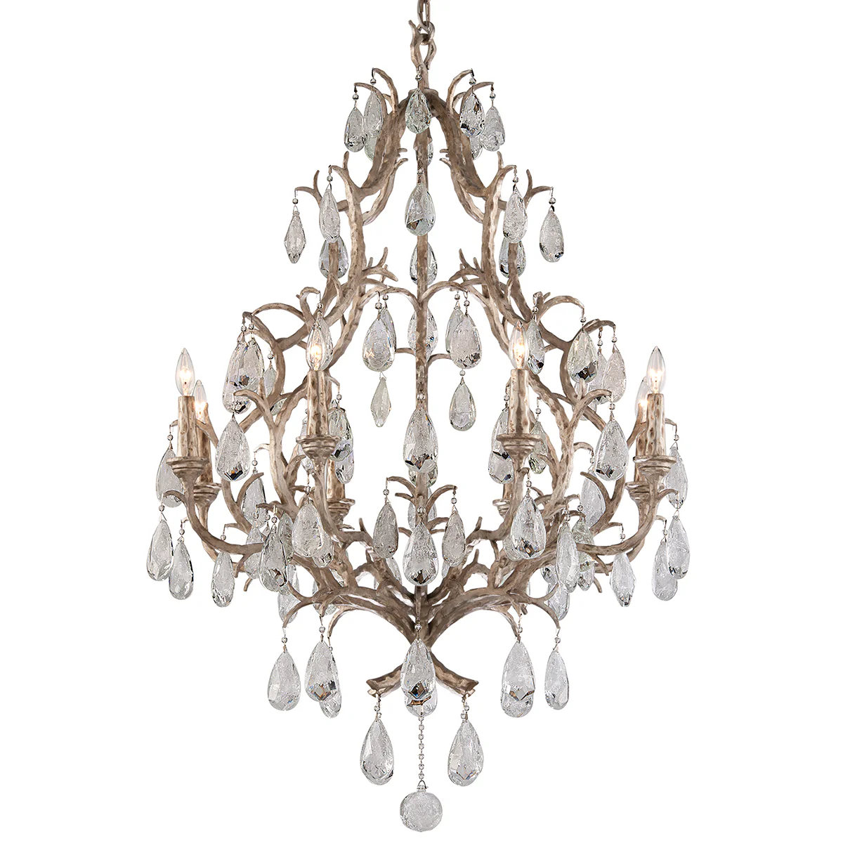 Hudson Valley Lighting Amadeus Chandelier with 8 Lights and Hand-Worked Iron