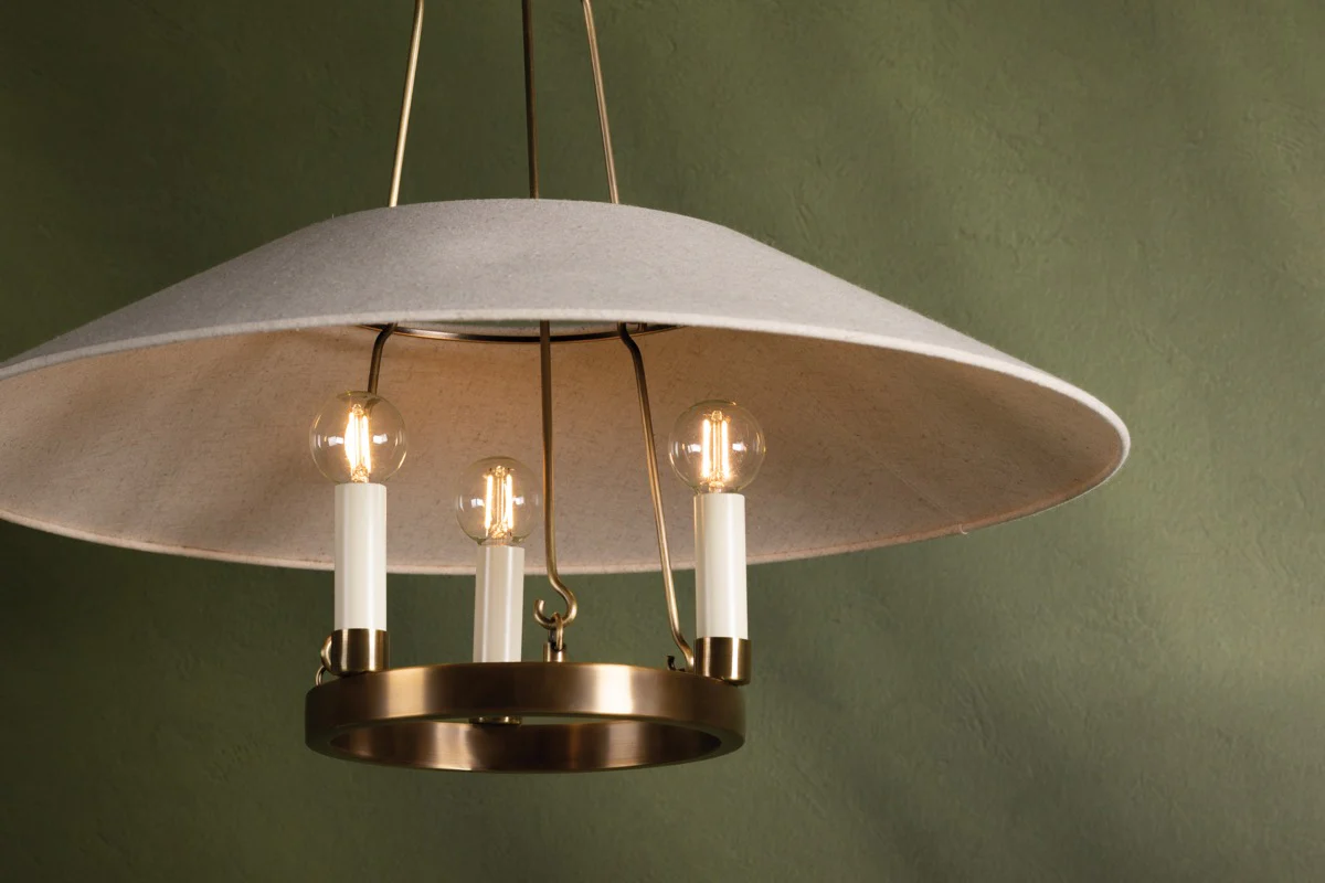 Hudson Valley Lighting Archive Chandelier – Patina Brass - Image 3