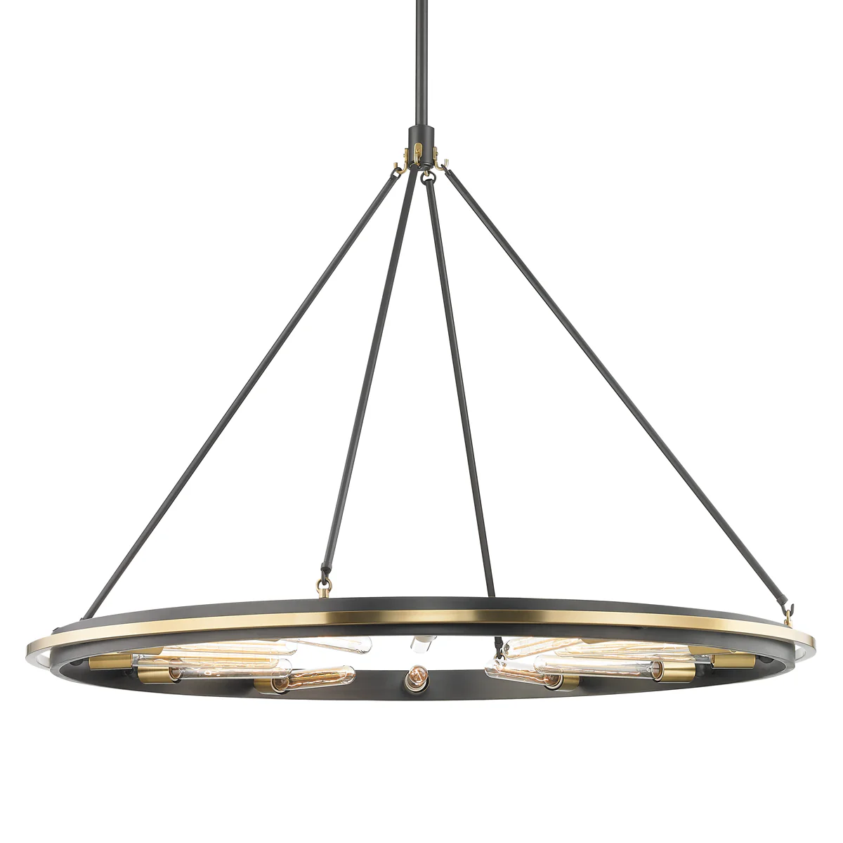 Hudson Valley Lighting Chambers Pendant Light with Steel and Twelve Lights