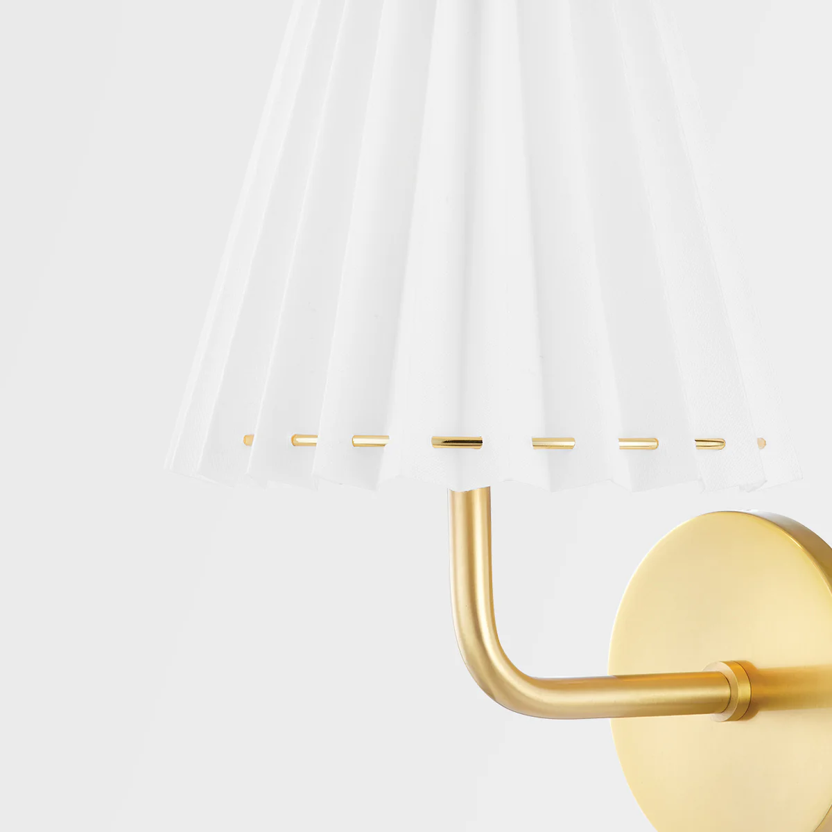 Hudson Valley Lighting Demi Curved Wall Sconce – Aged Brass - Image 2