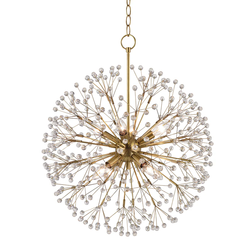Hudson Valley Lighting Dunkirk Chandelier with Warm-Tone Steel – Small