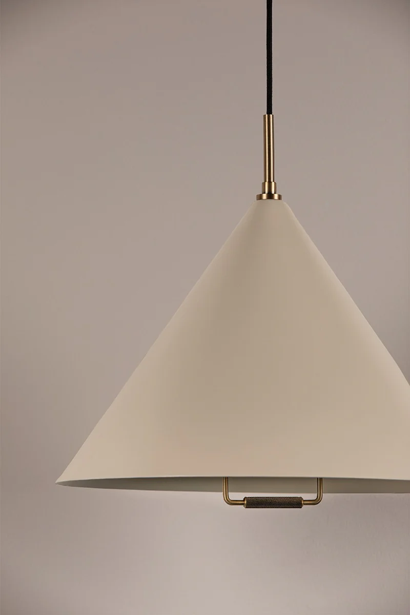 Hudson Valley Lighting Fontana Pendant Light – Patina Brass - Image 2