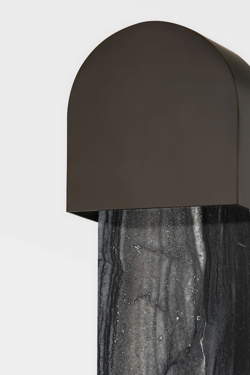 Hudson Valley Lighting Hobart Wall Sconce – Black Brass - Image 2
