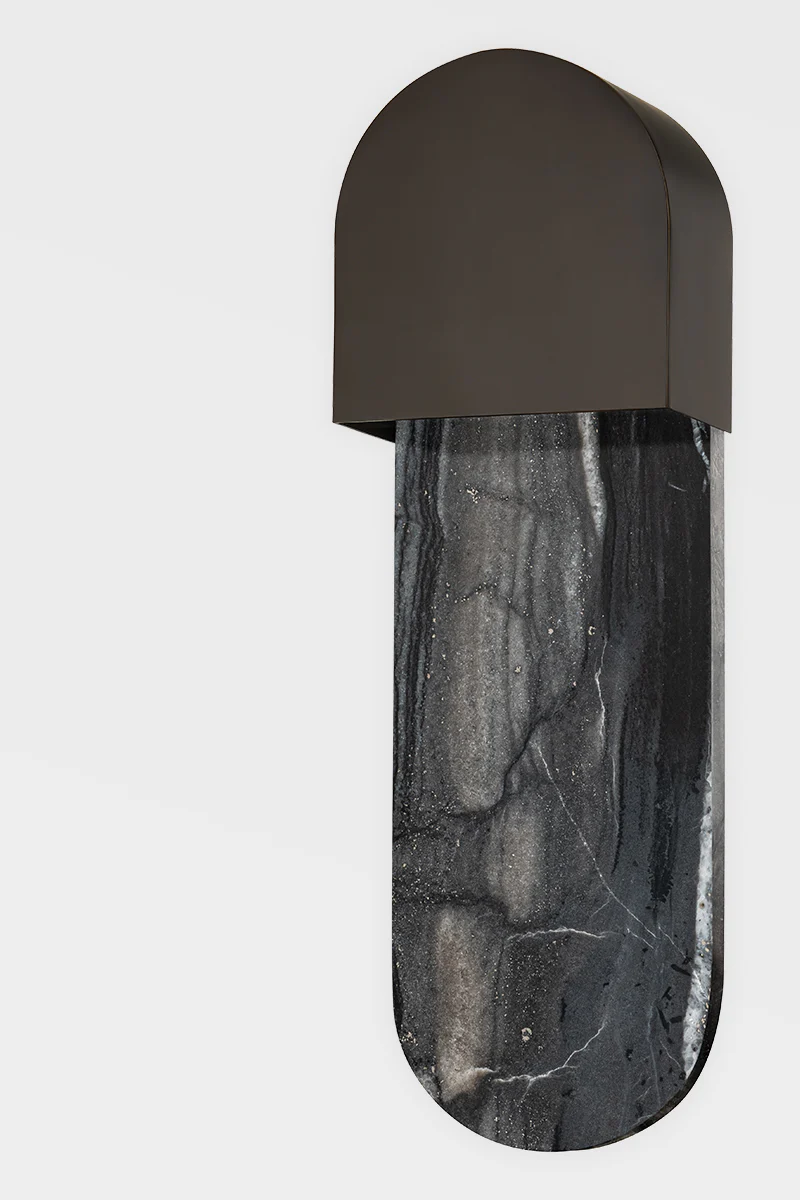 Hudson Valley Lighting Hobart Wall Sconce – Black Brass - Image 3