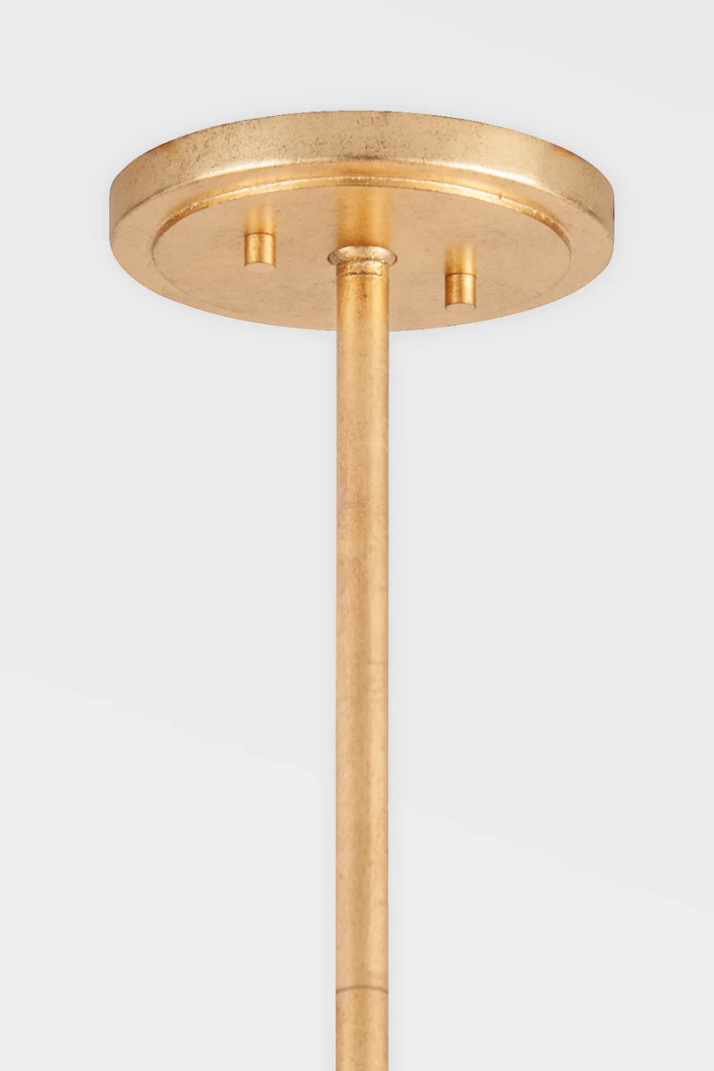 Hudson Valley Lighting Onyx Chandelier – Vintage Gold Leaf - Image 4