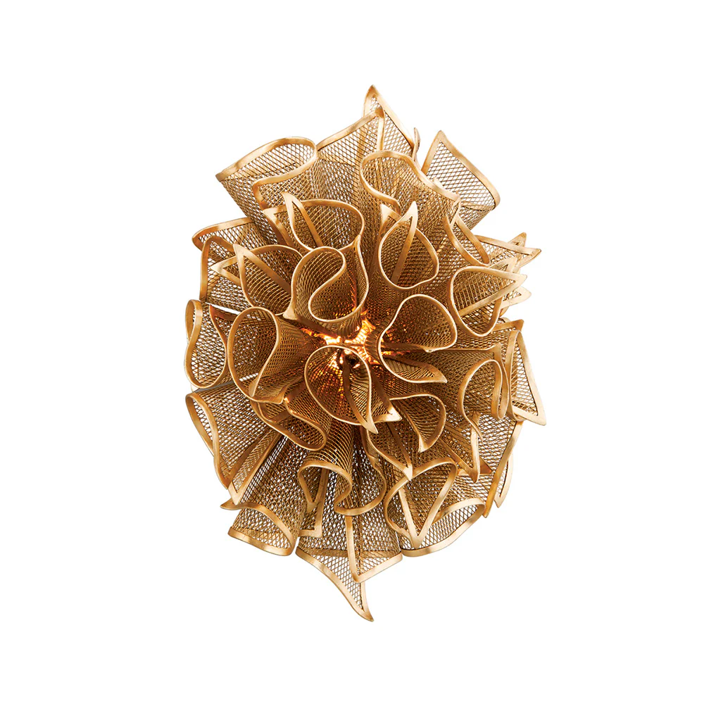 Hudson Valley Lighting Pulse Wall Sconce in Gold Leaf