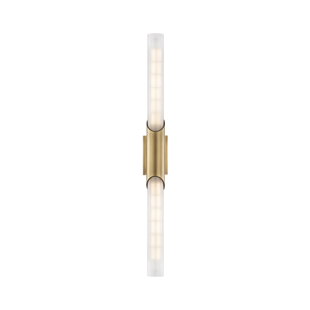 Hudson Valley Lighting Pylon Wall Sconce – Aged Brass