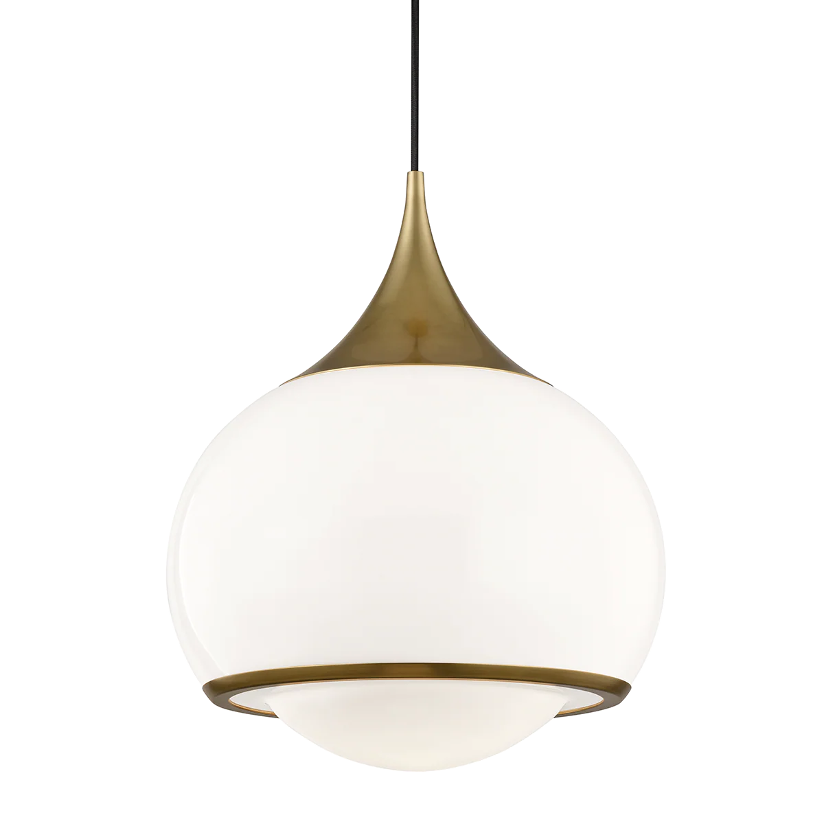 Hudson Valley Lighting Reese Large Pendant Light with Aged Bronze Finish Steel