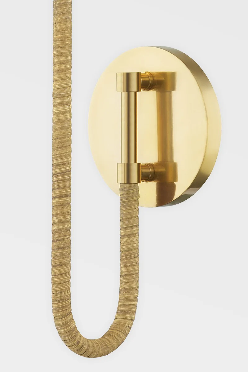 Hudson Valley Lighting Ripley Wall Light – Aged Brass - Image 2