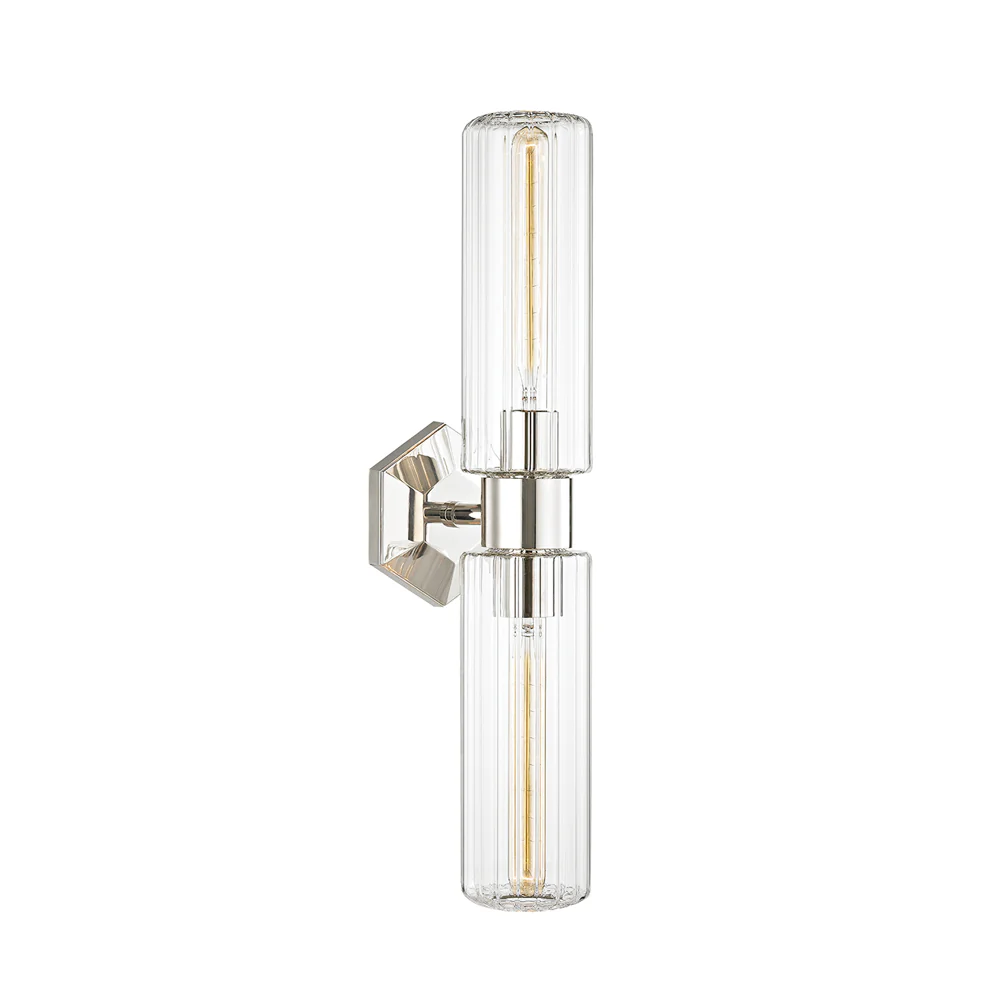 Hudson Valley Lighting Roebling Wall Light – Polished Nickel