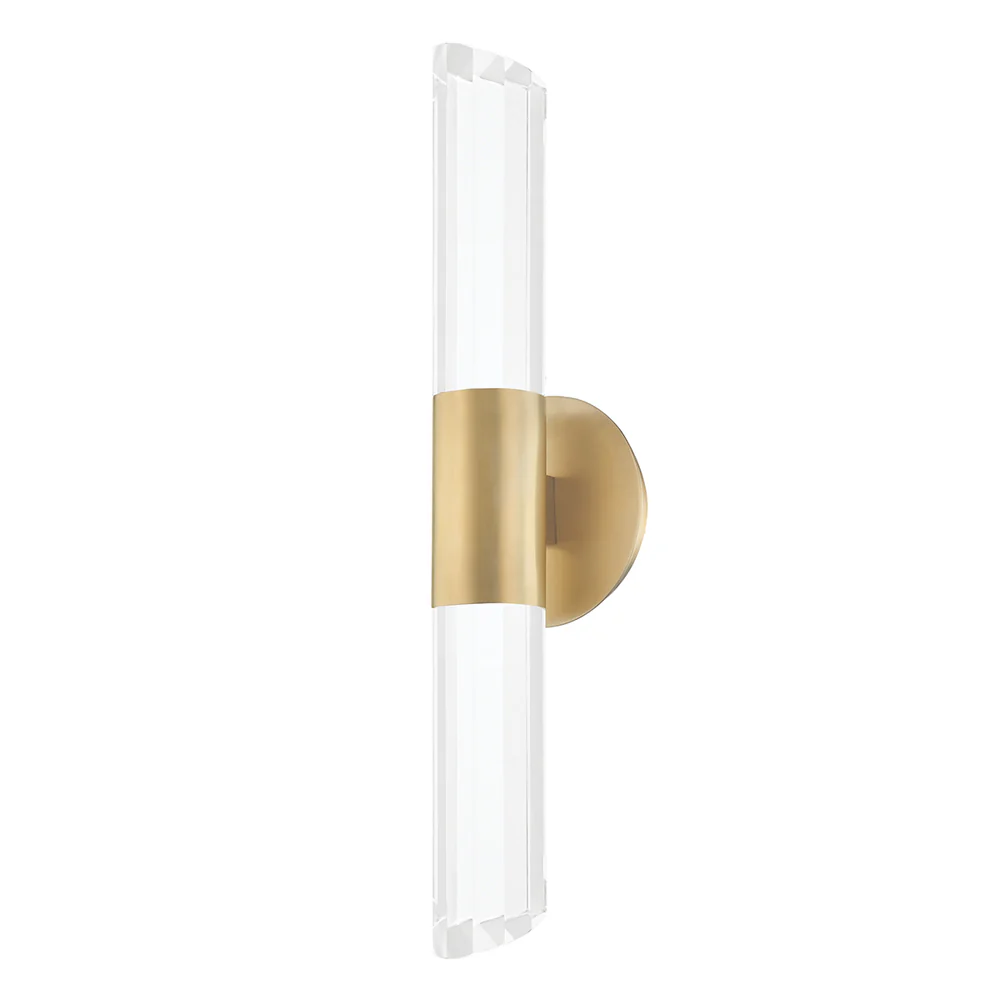 Hudson Valley Lighting Rowe Wall Light – Aged Brass