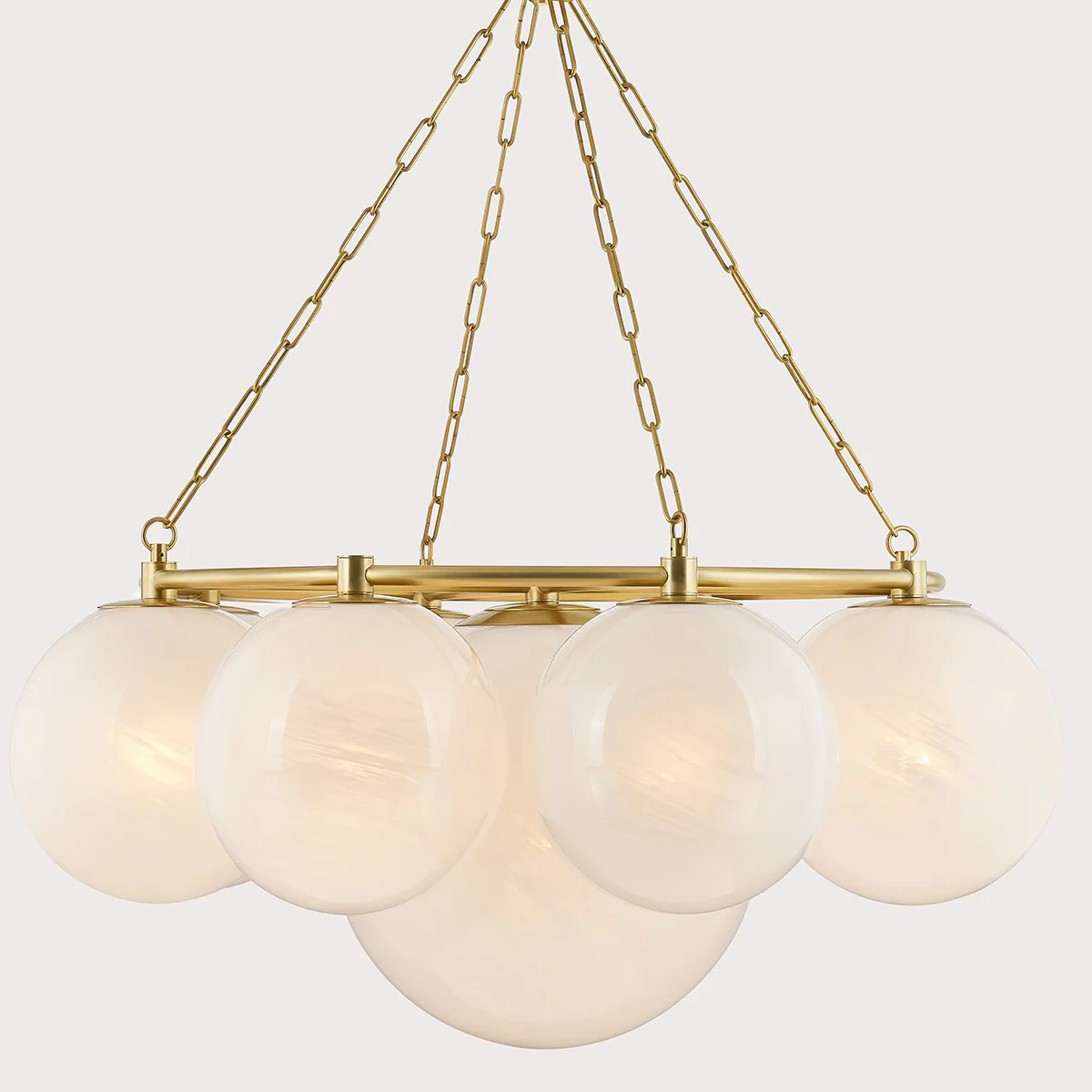 Hudson Valley Lighting Thornwood Chandelier – Aged Brass - Image 3