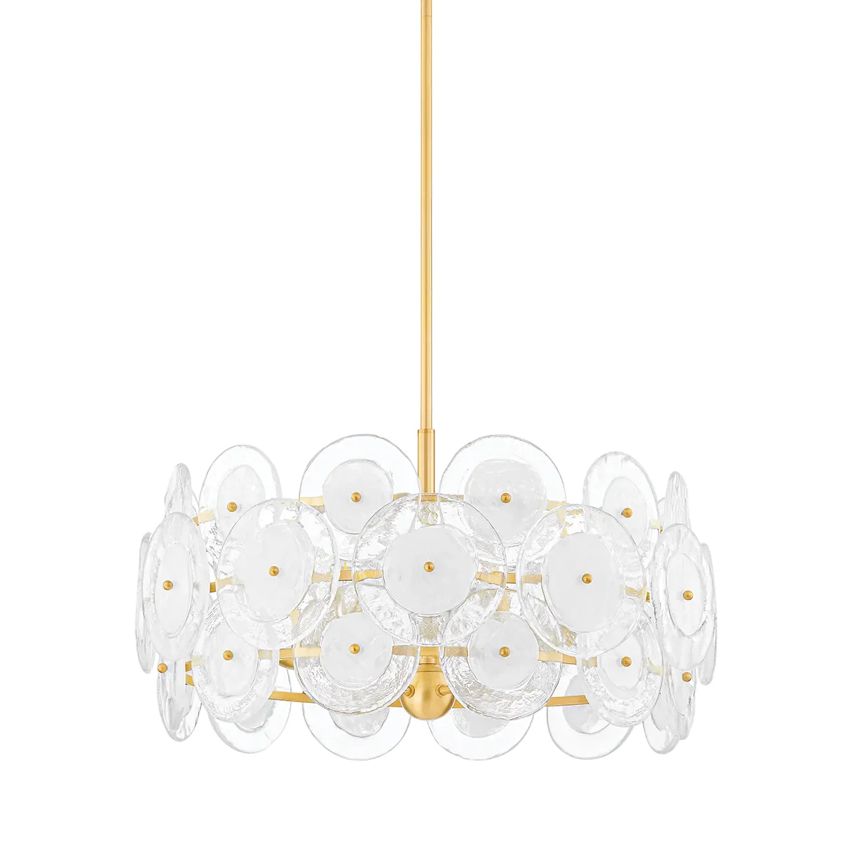 Hudson Valley Lighting Zoella 5 Light Pendant – Aged Brass