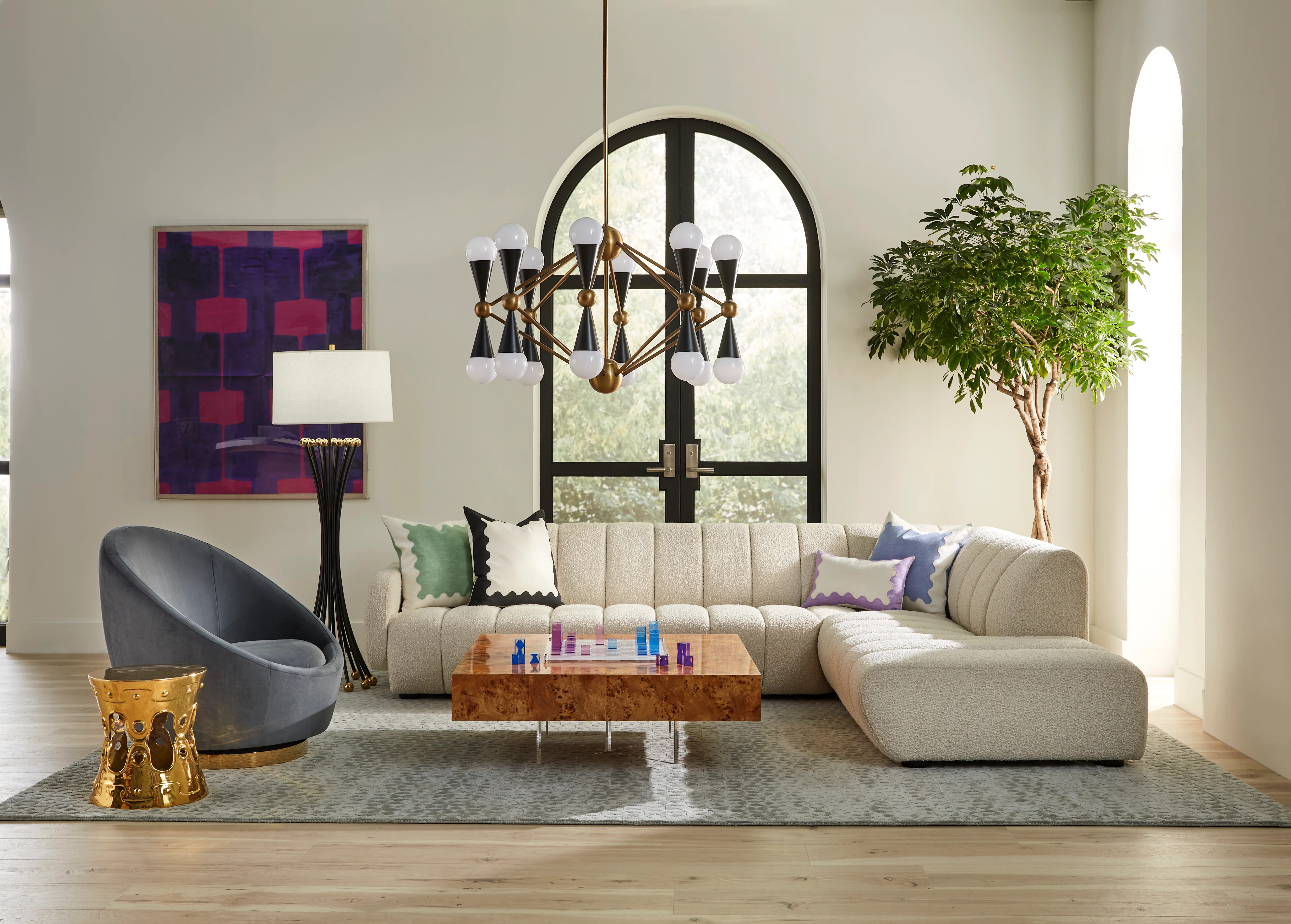 Jonathan Adler Bond Square Cocktail Table - Image 3