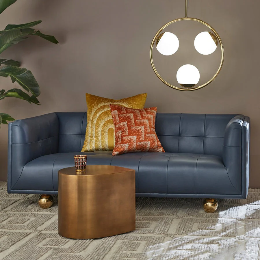 Jonathan Adler Brass Teardrop Coffee Table - Image 3